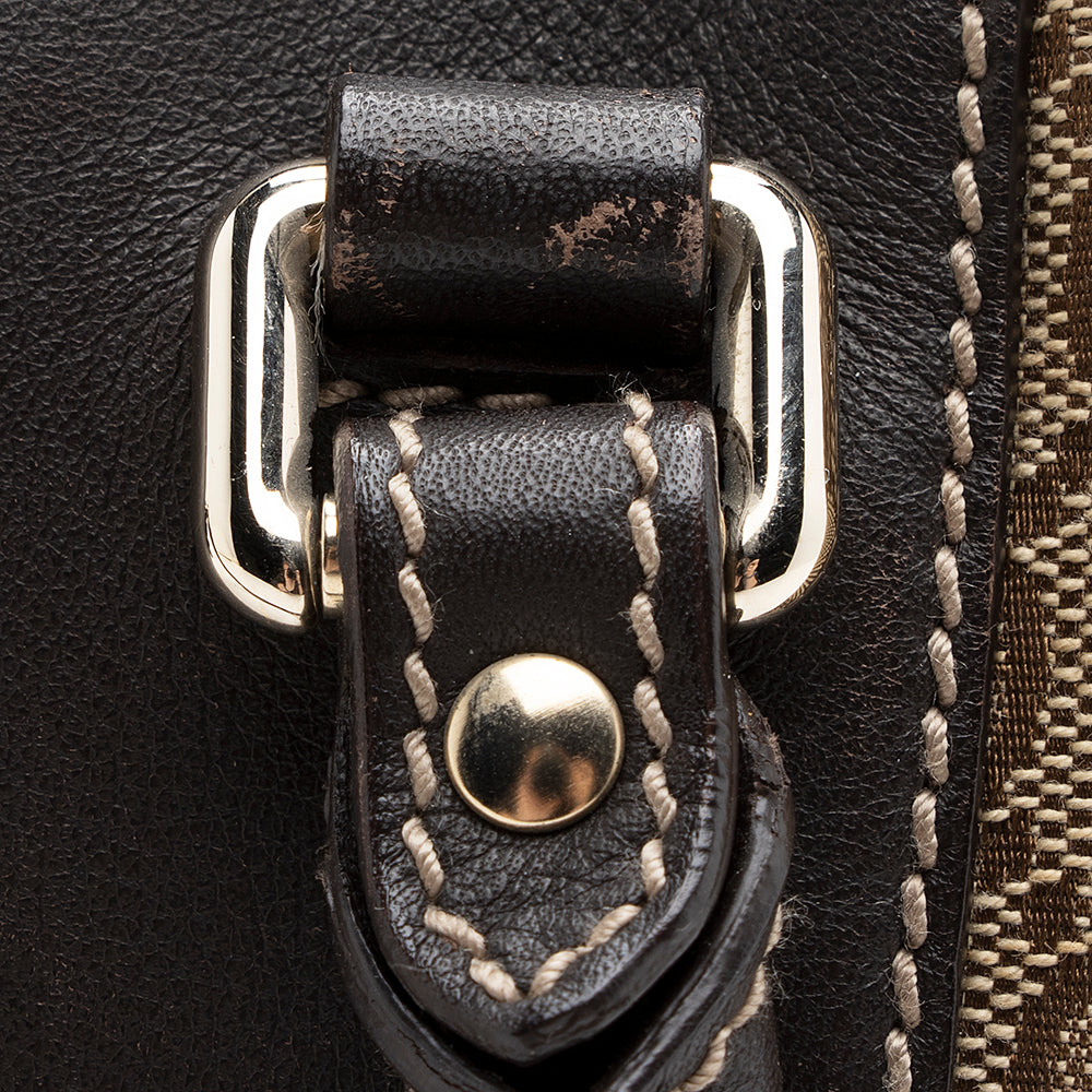 Gucci GG Canvas Trophy Boston Bag (SHF-20556)