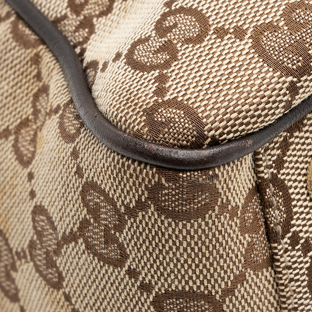 Gucci GG Canvas Trophy Boston Bag (SHF-20556)