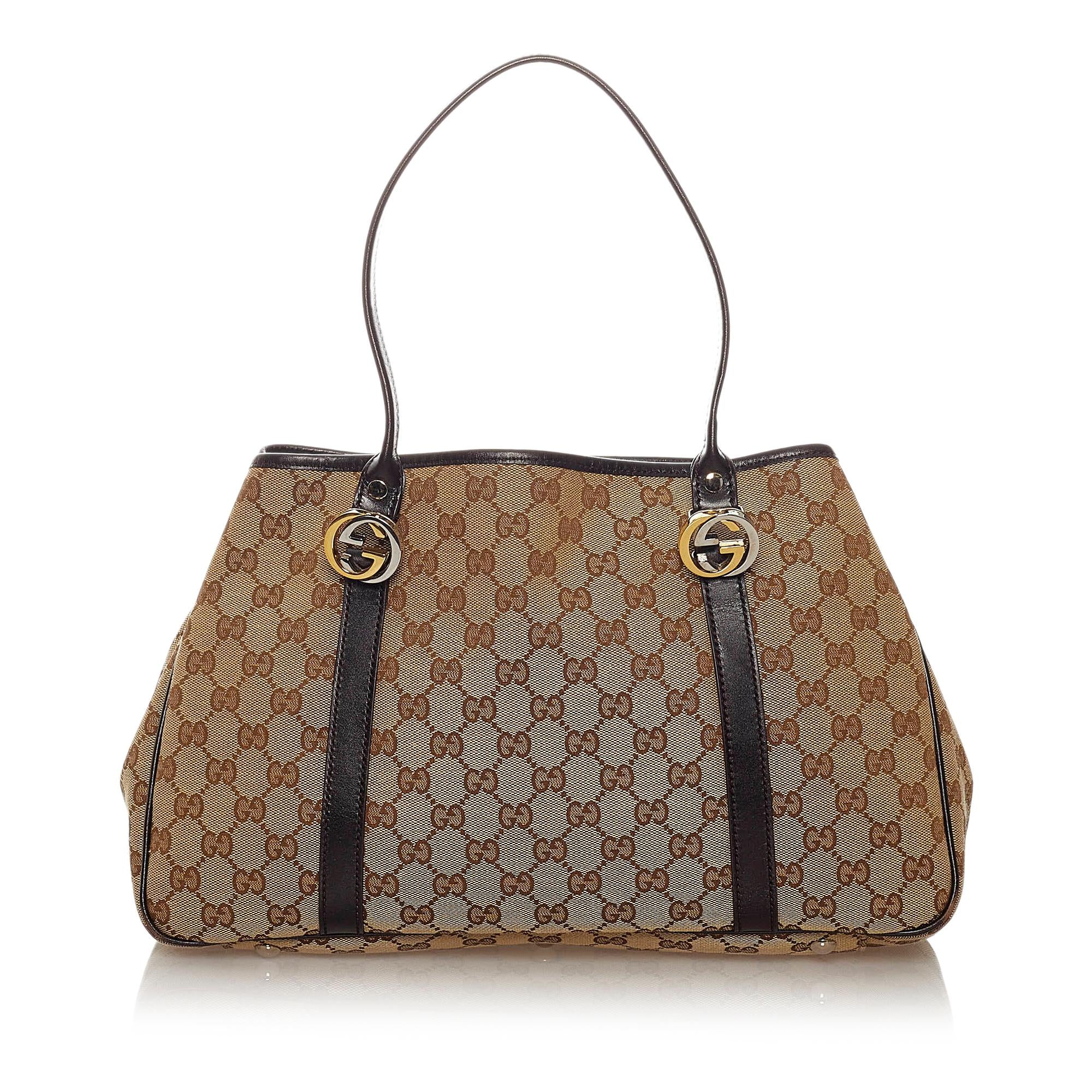 Gucci GG Canvas Twins Tote Bag (SHG-28355)