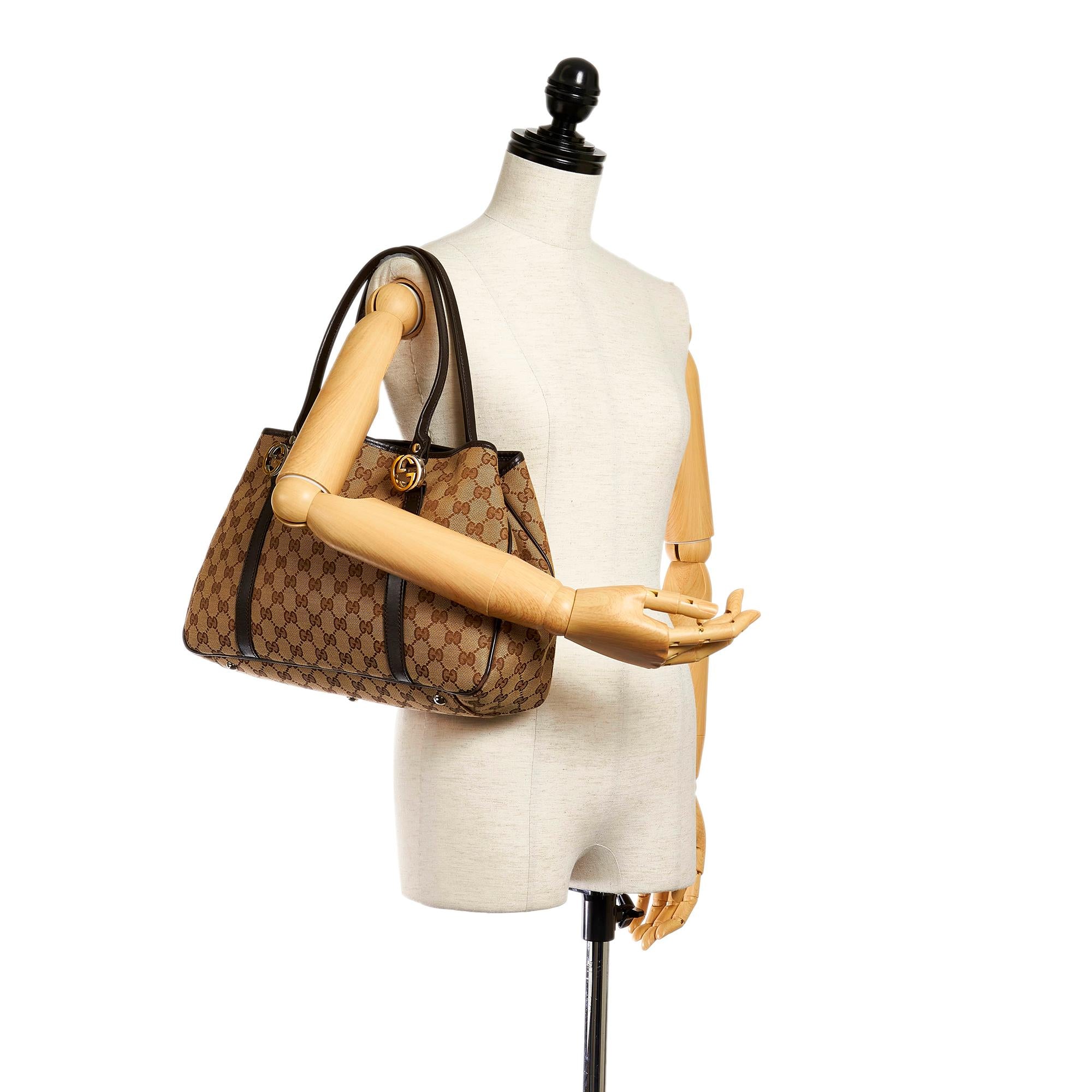 Gucci GG Canvas Twins Tote Bag (SHG-28355)