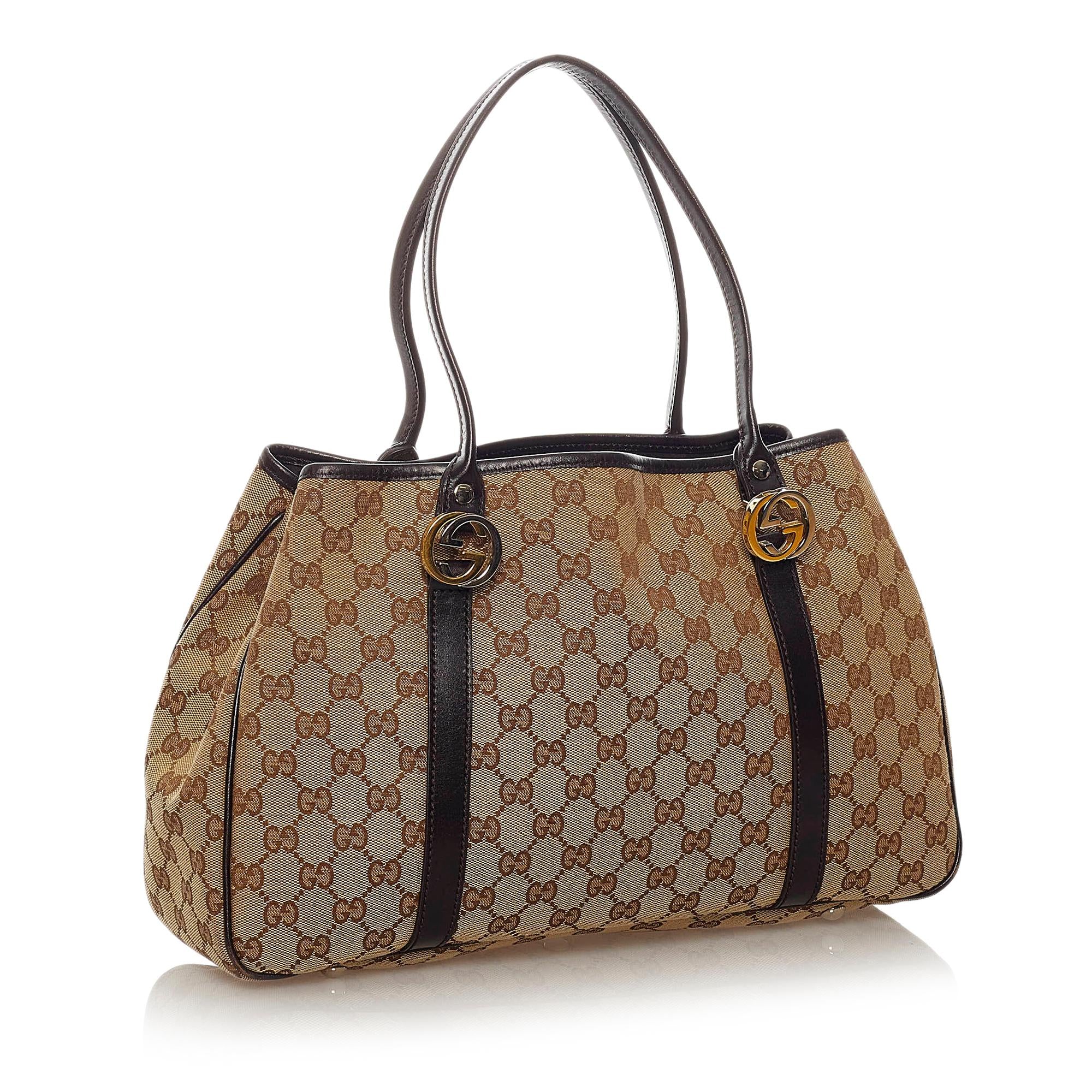 Gucci GG Canvas Twins Tote Bag (SHG-28355)