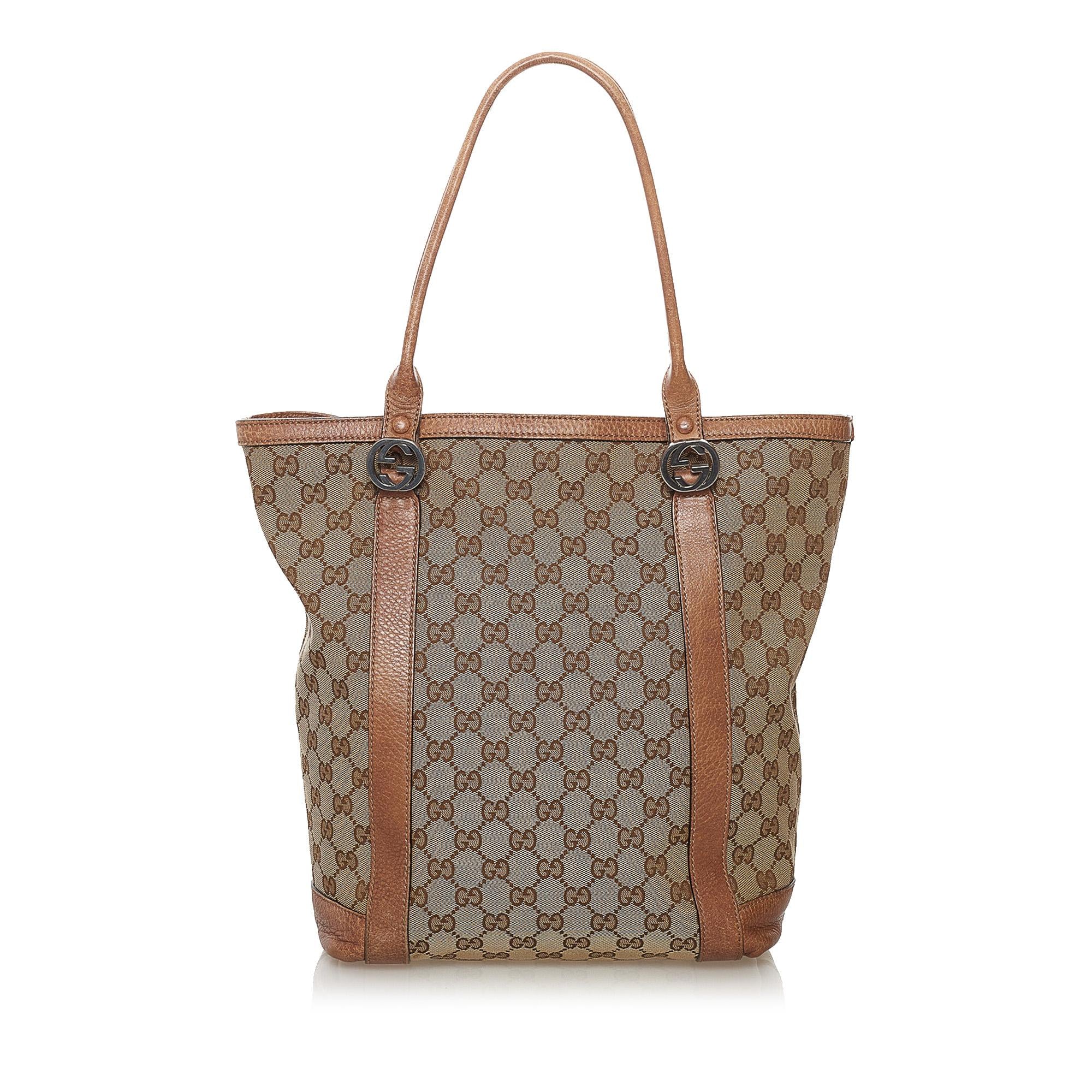 Gucci GG Canvas Twins Tote Bag (SHG-32694)