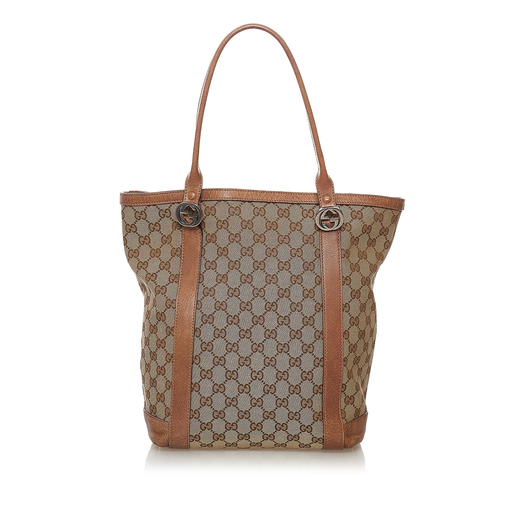 Gucci GG Canvas Twins Tote Bag (SHG-32694)