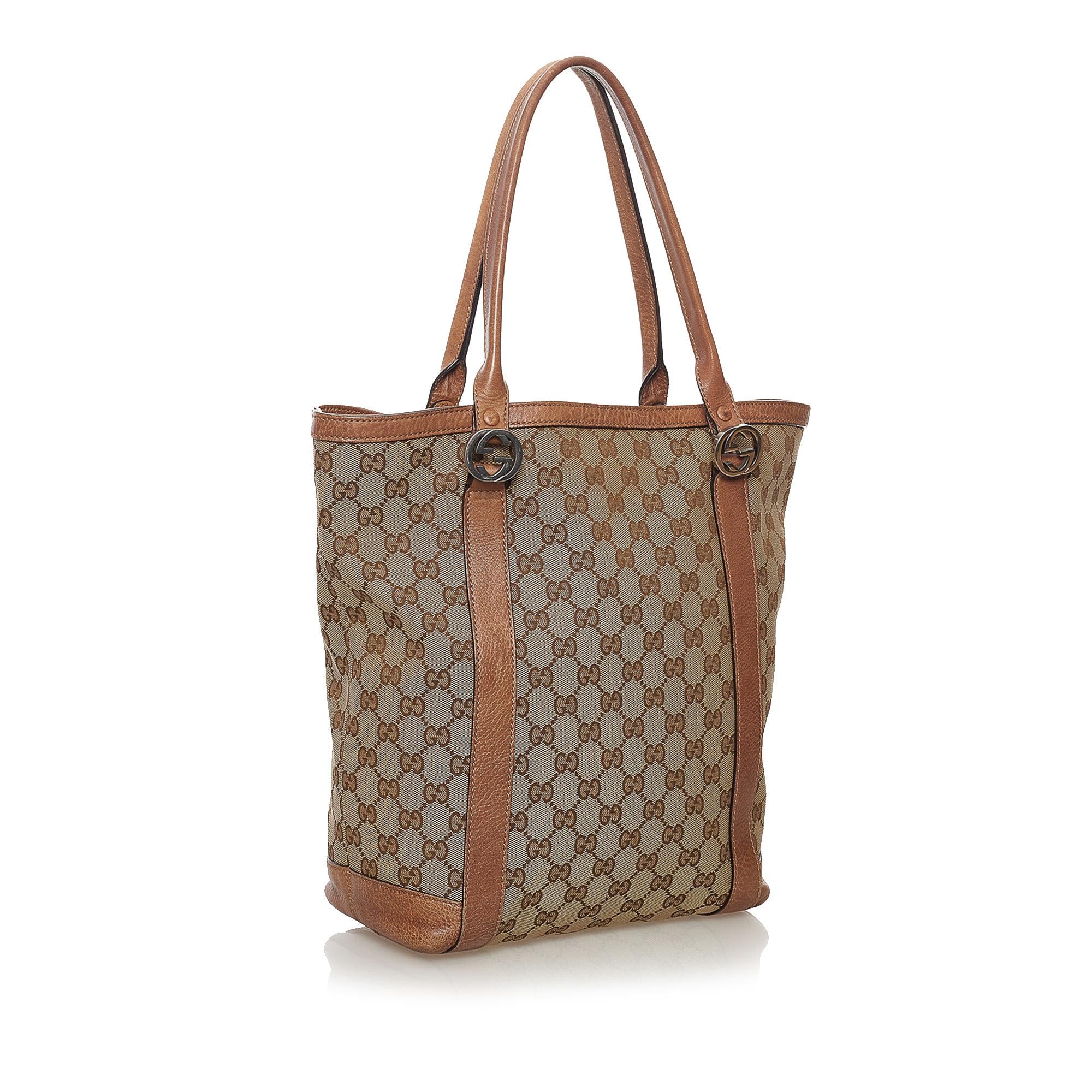 Gucci GG Canvas Twins Tote Bag (SHG-32694)