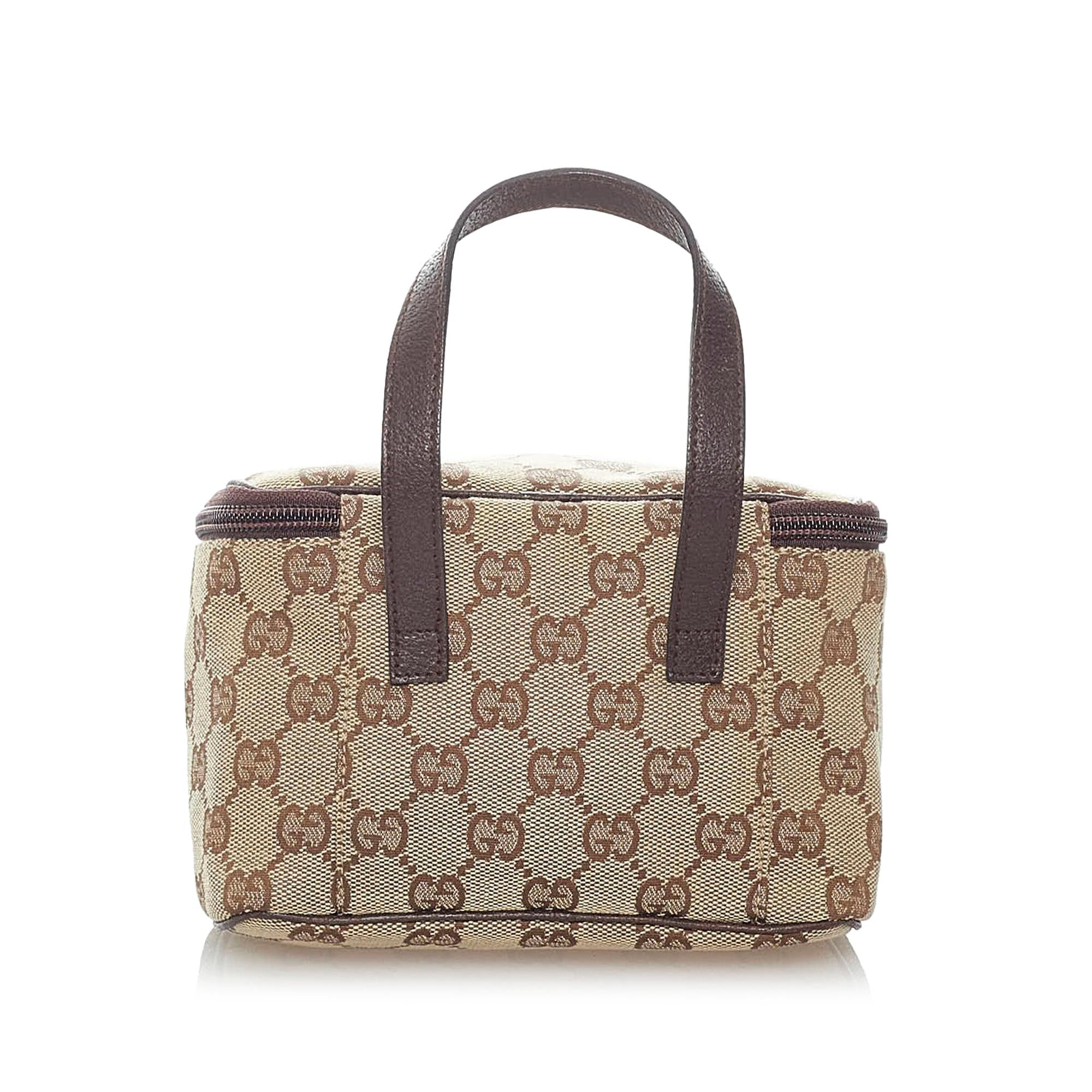 Gucci GG Canvas Vanity Bag (SHG-32768)