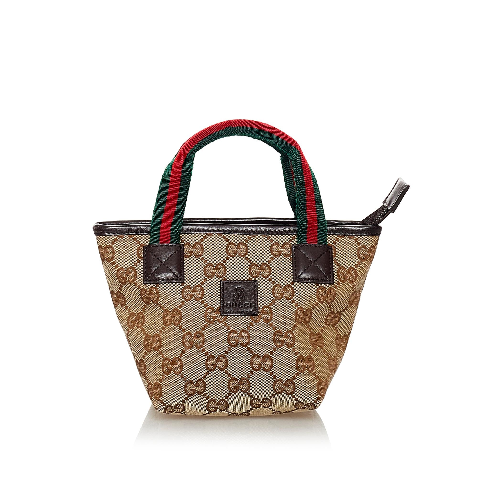 Gucci GG Canvas Web Handbag (SHG-32691)