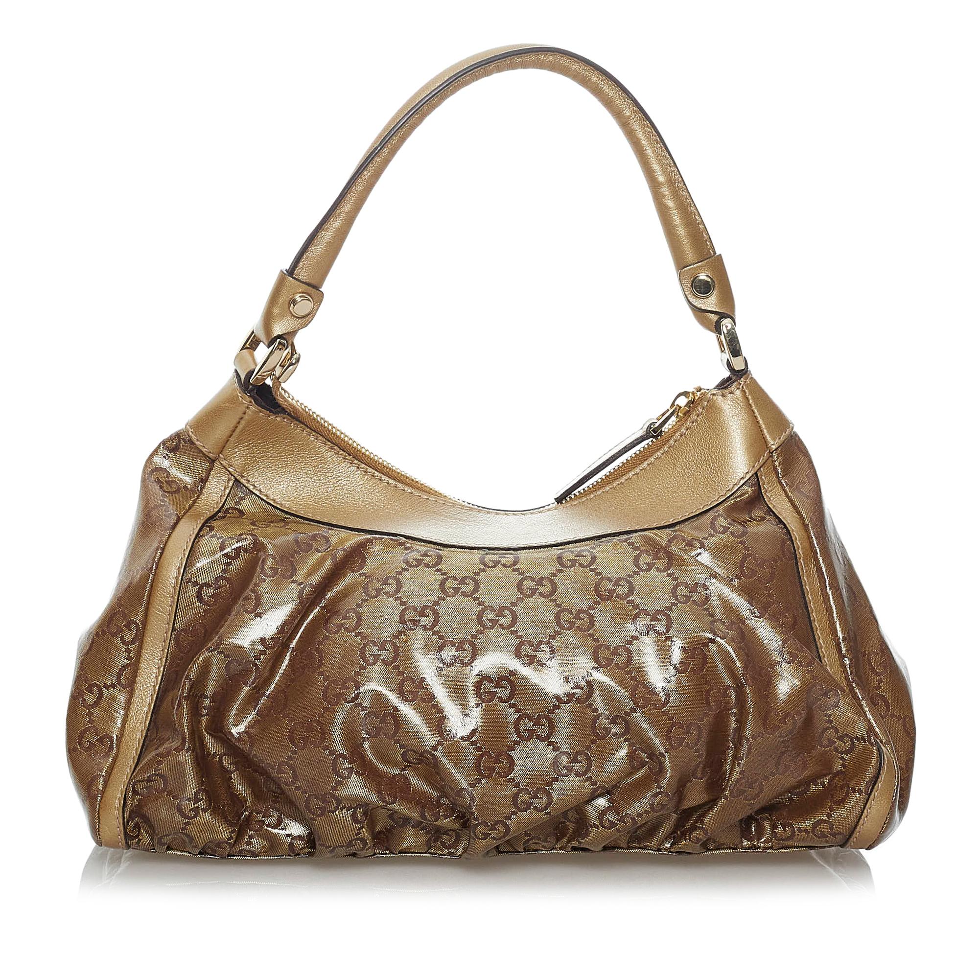 Gucci GG Crystal Abbey D-Ring Shoulder Bag (SHG-29525)