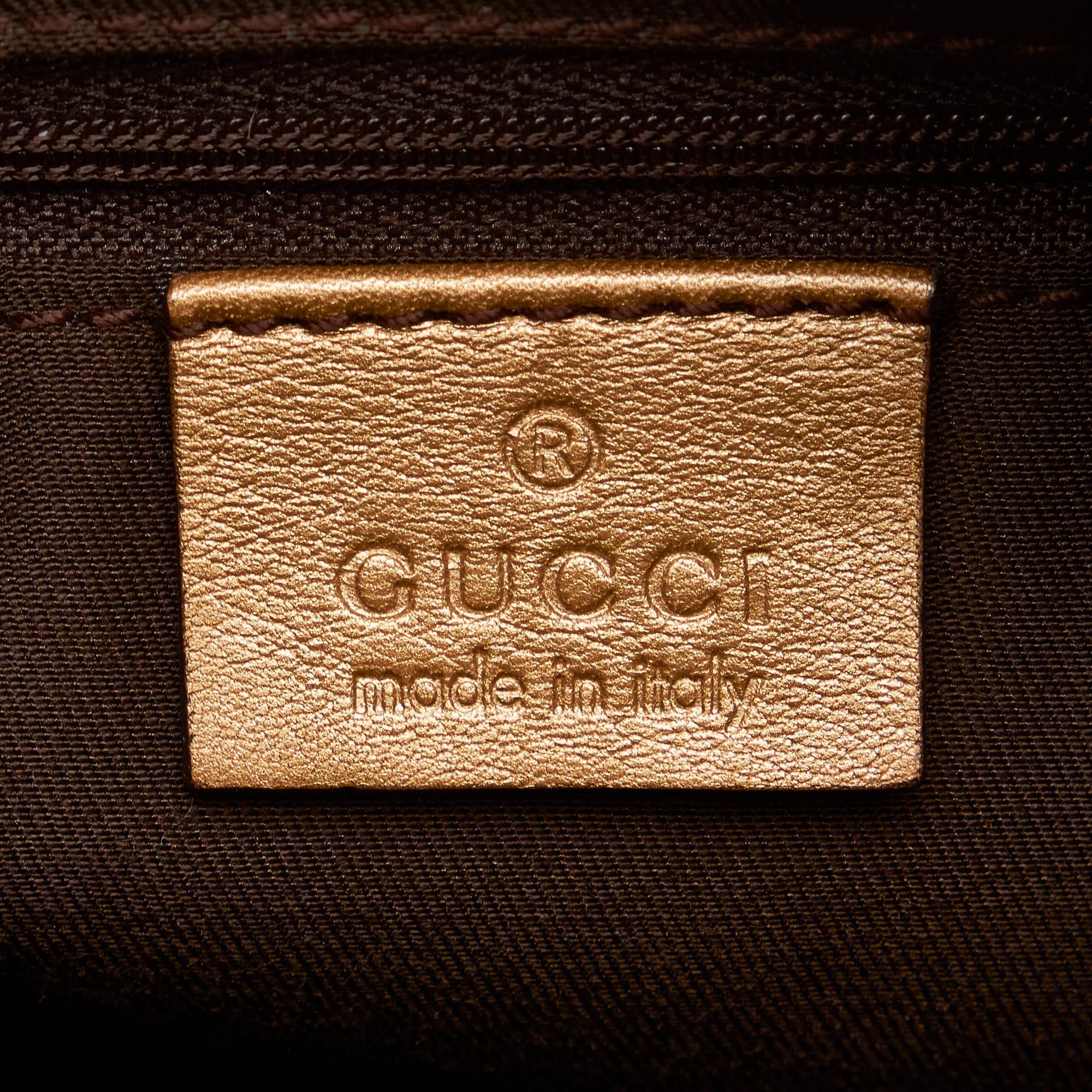 Gucci GG Crystal Abbey D-Ring Shoulder Bag (SHG-29525)