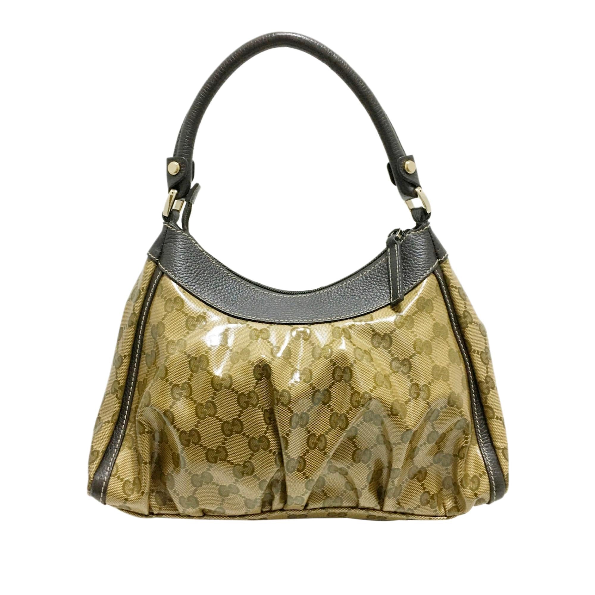 Gucci GG Crystal Abbey D-Ring Shoulder Bag (SHG-36149)