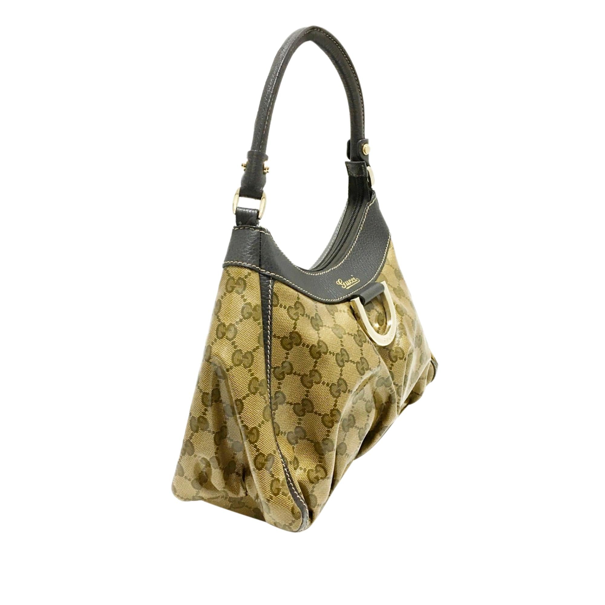 Gucci GG Crystal Abbey D-Ring Shoulder Bag (SHG-36149)