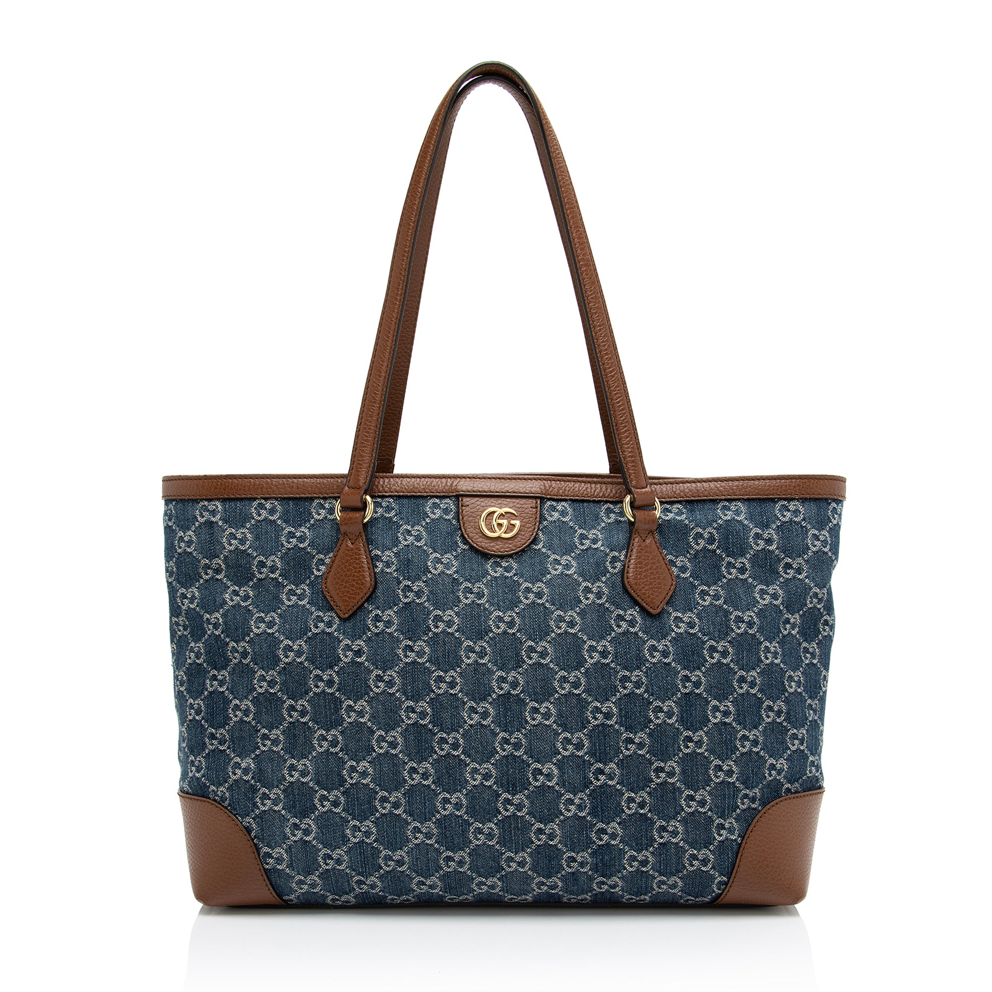 Gucci GG Denim Ophidia Medium Tote (SHF-DAKiQf)