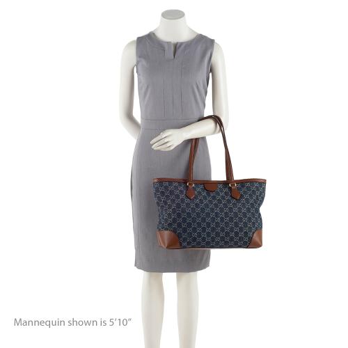 Gucci GG Denim Ophidia Medium Tote (SHF-DAKiQf)