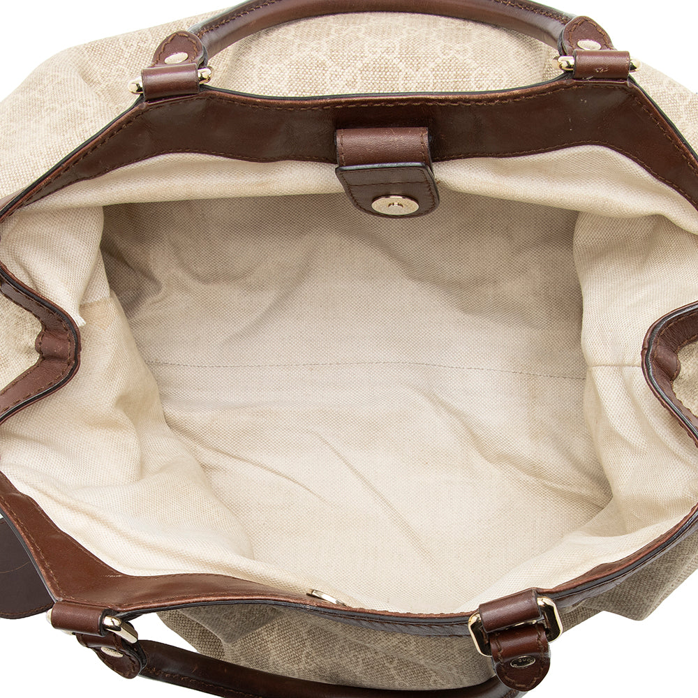 Gucci GG Denim Sukey Medium Tote (SHF-17867)