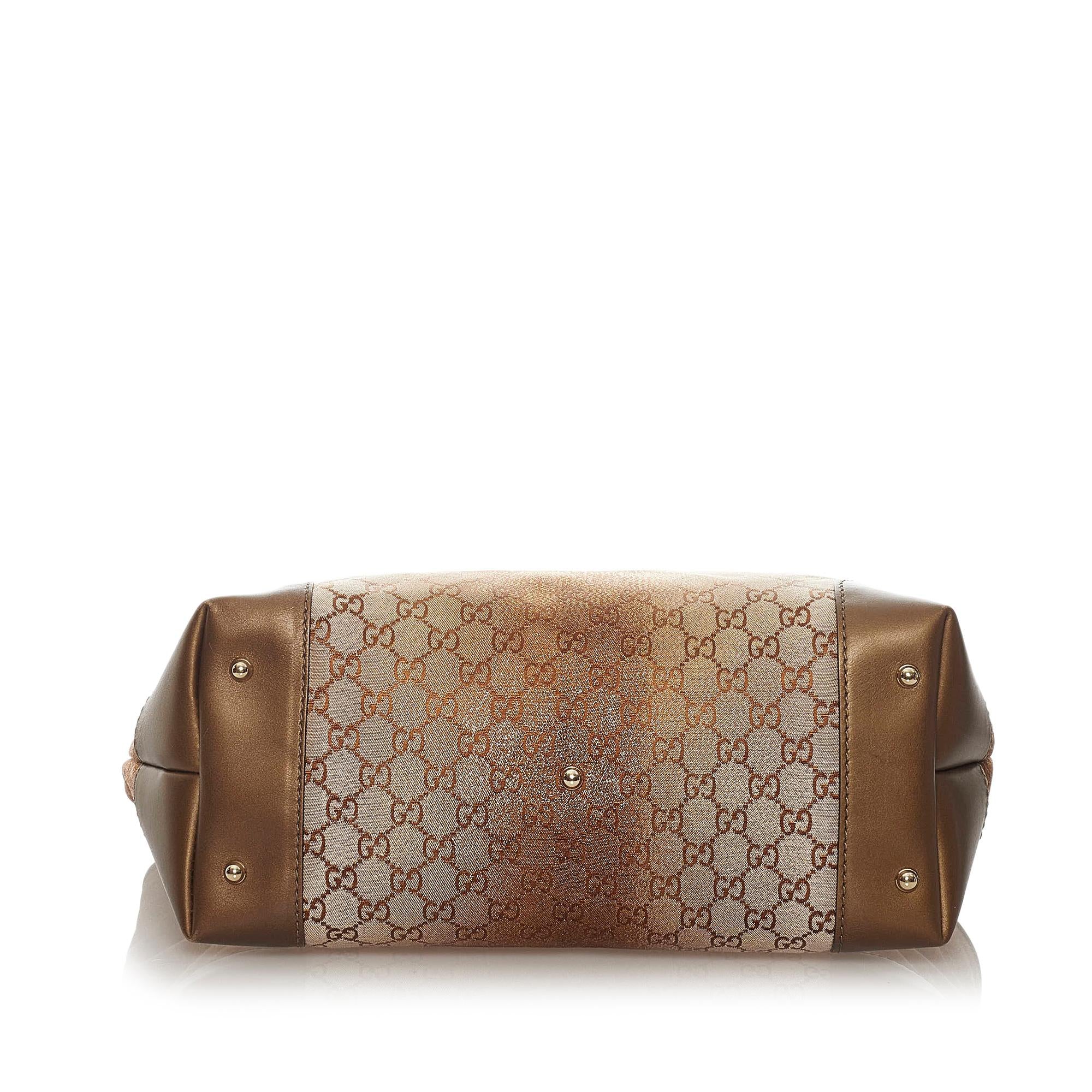 Gucci GG Lurex Heart Bit Tote Bag (SHG-28349)