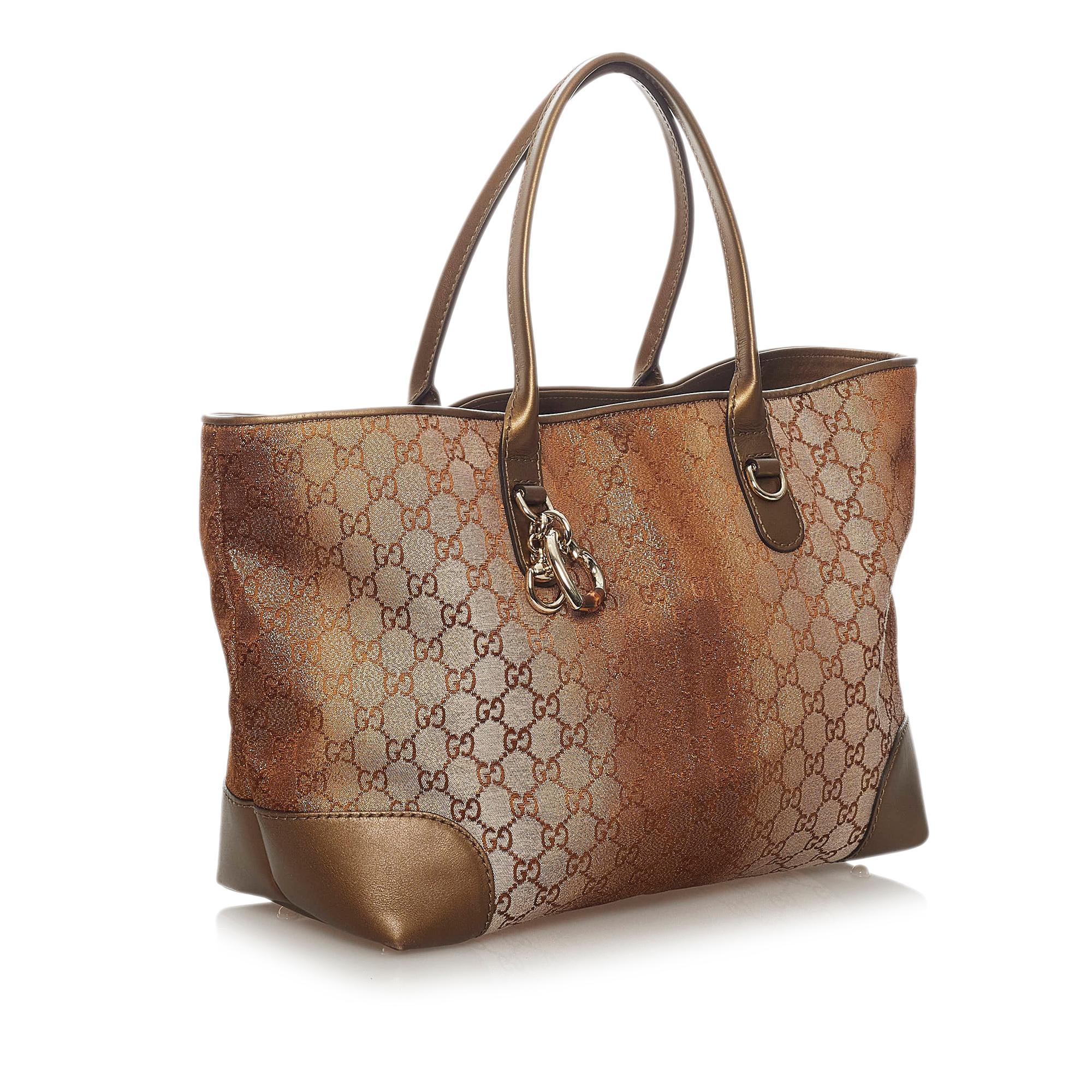 Gucci GG Lurex Heart Bit Tote Bag (SHG-28349)