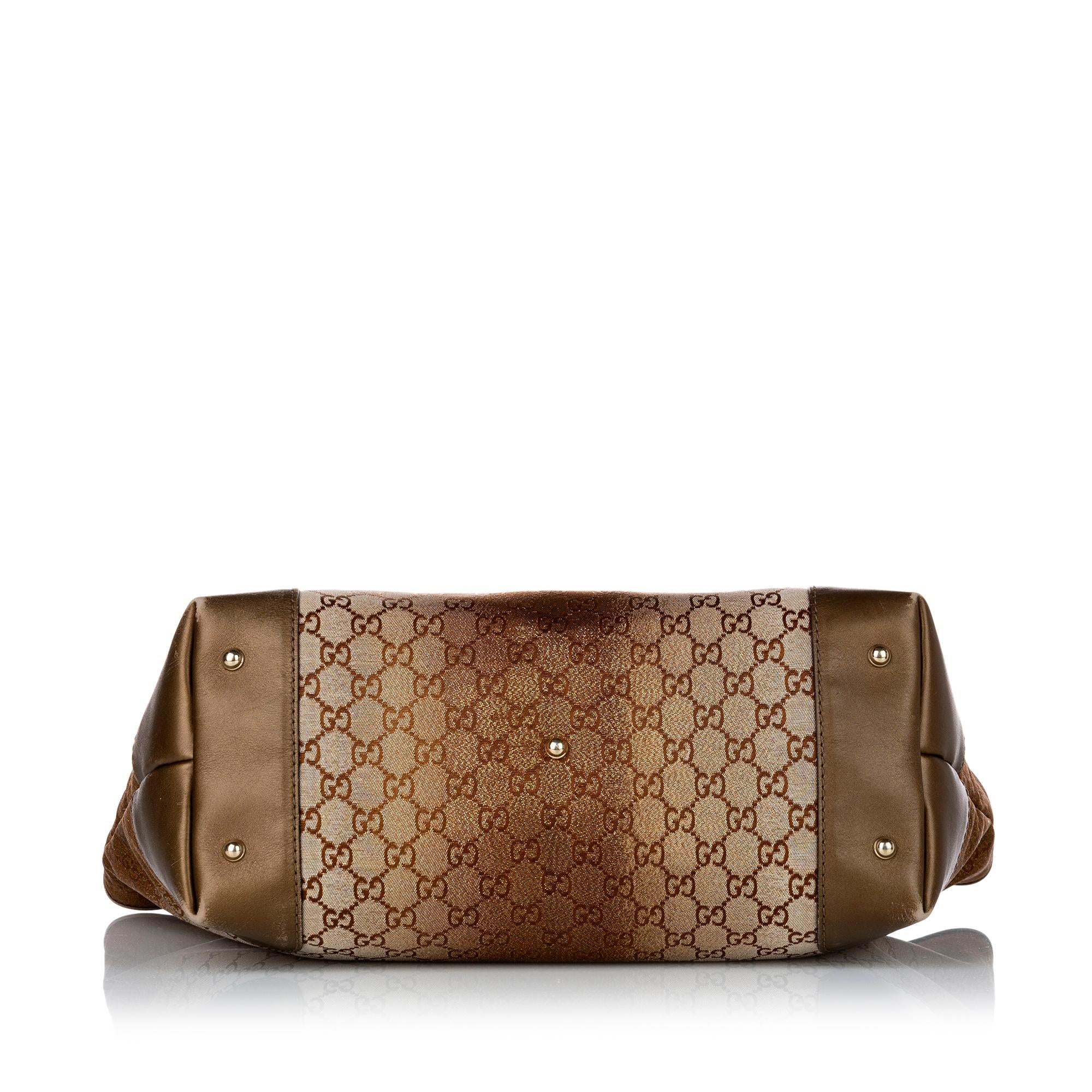 Gucci GG Lurex Heart Bit Tote Bag (SHG-30011)