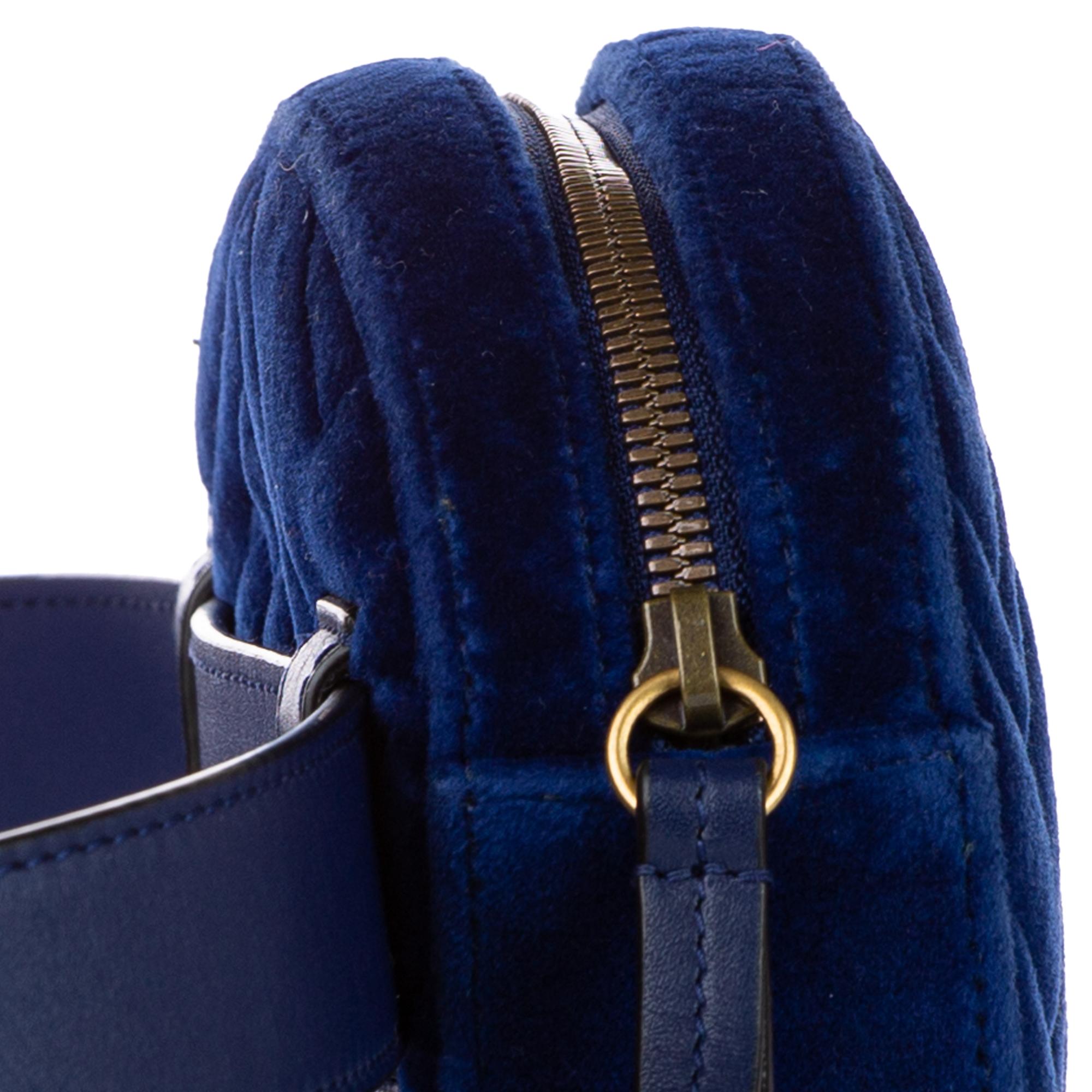 Gucci GG Marmont Velvet Belt Bag (SHG-34495)