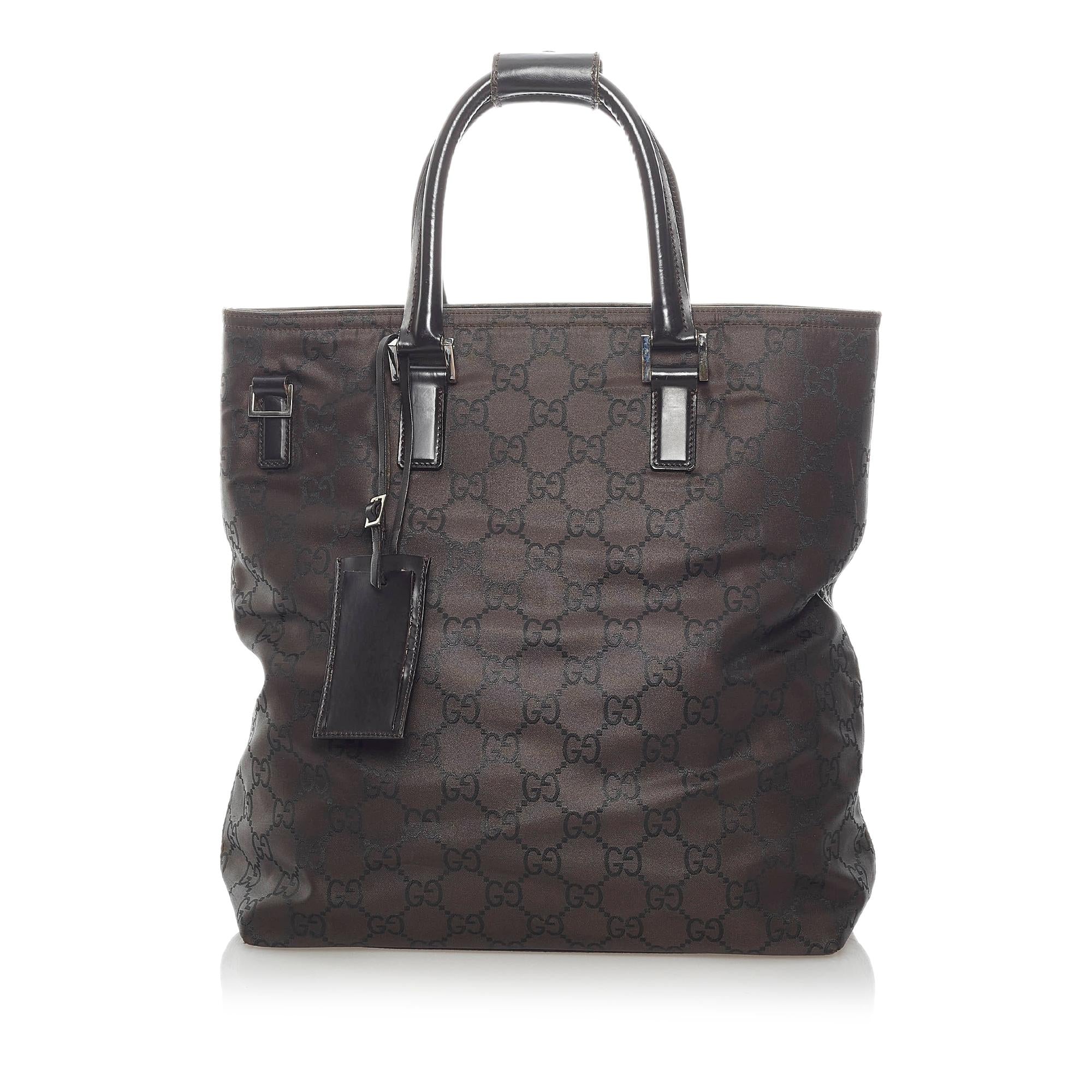 Gucci GG Nylon Satchel (SHG-32203)