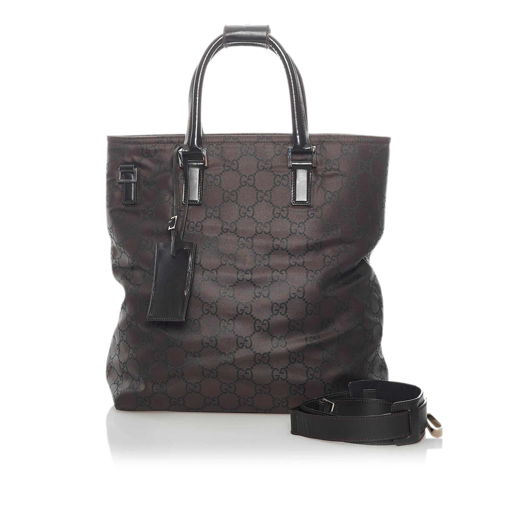 Gucci GG Nylon Satchel (SHG-32203)