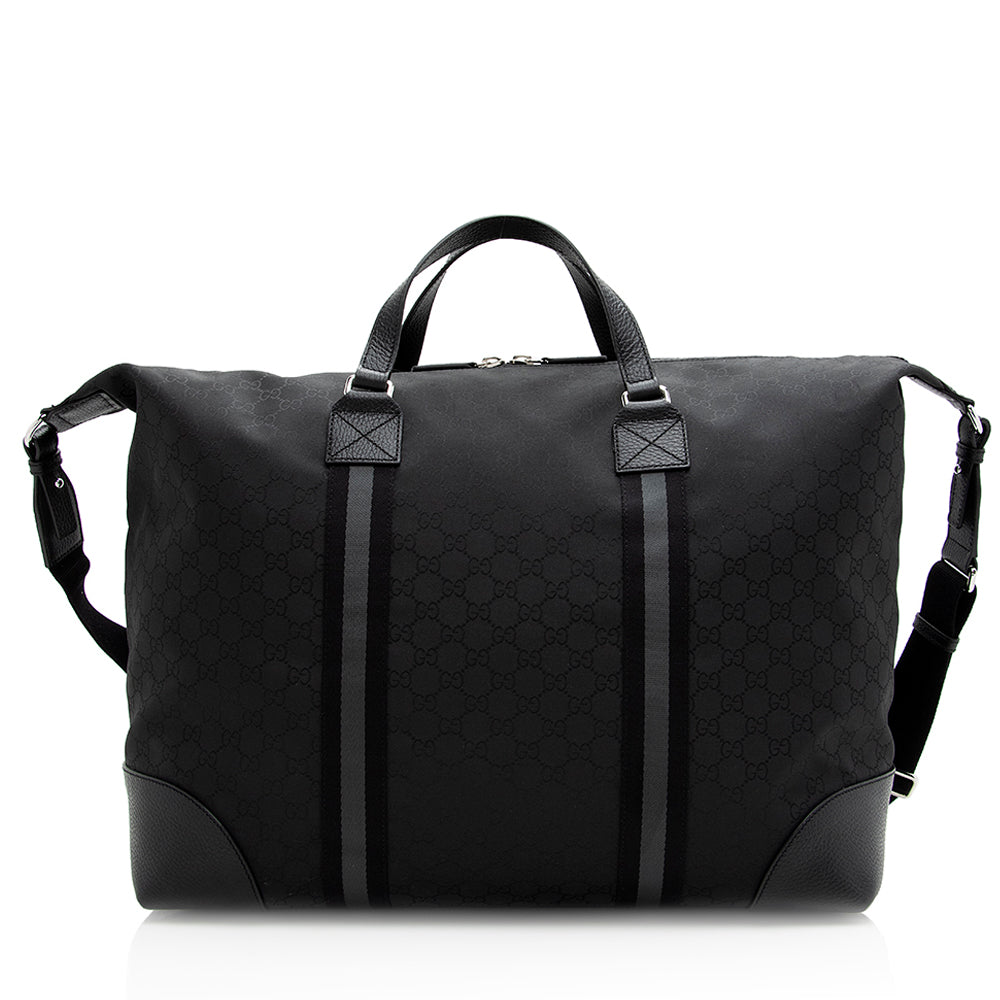 Gucci GG Nylon Travel Duffel Bag (SHF-20564)