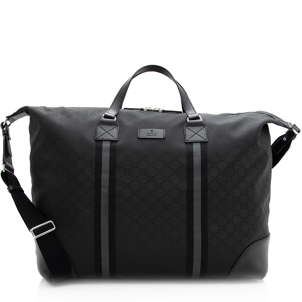 Gucci GG Nylon Travel Duffel Bag (SHF-20564)