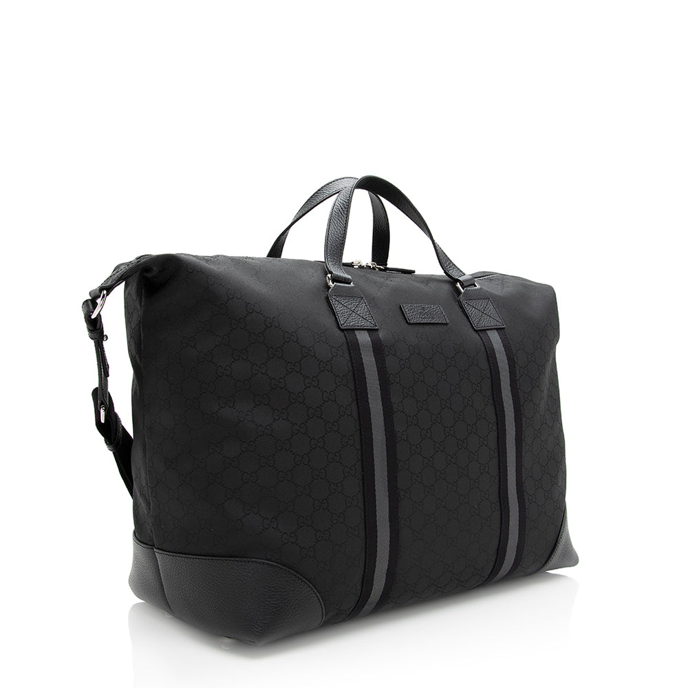 Gucci GG Nylon Travel Duffel Bag (SHF-20564)