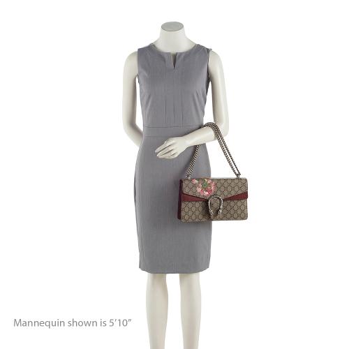 Gucci GG Supreme Blooms Dionysus Small Shoulder Bag (SHF-oNsjxW)