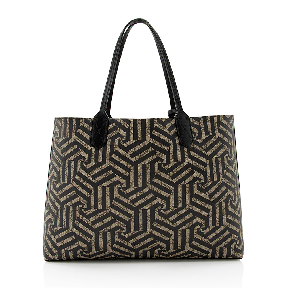 Gucci GG Supreme Caleido Medium Reversible Tote (SHF-21938)