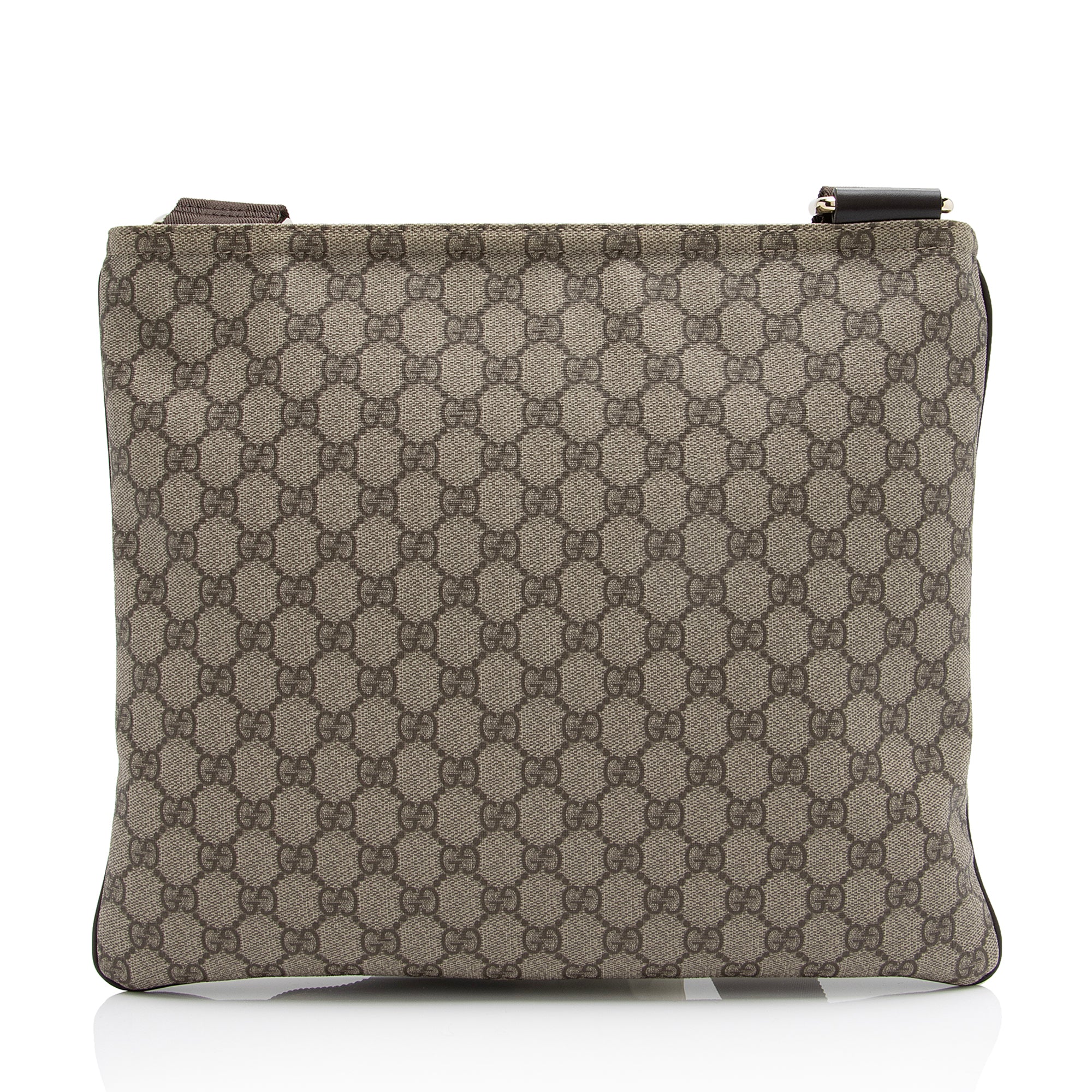 Gucci GG Supreme Classic Flat Medium Messenger Bag (SHF-23047)