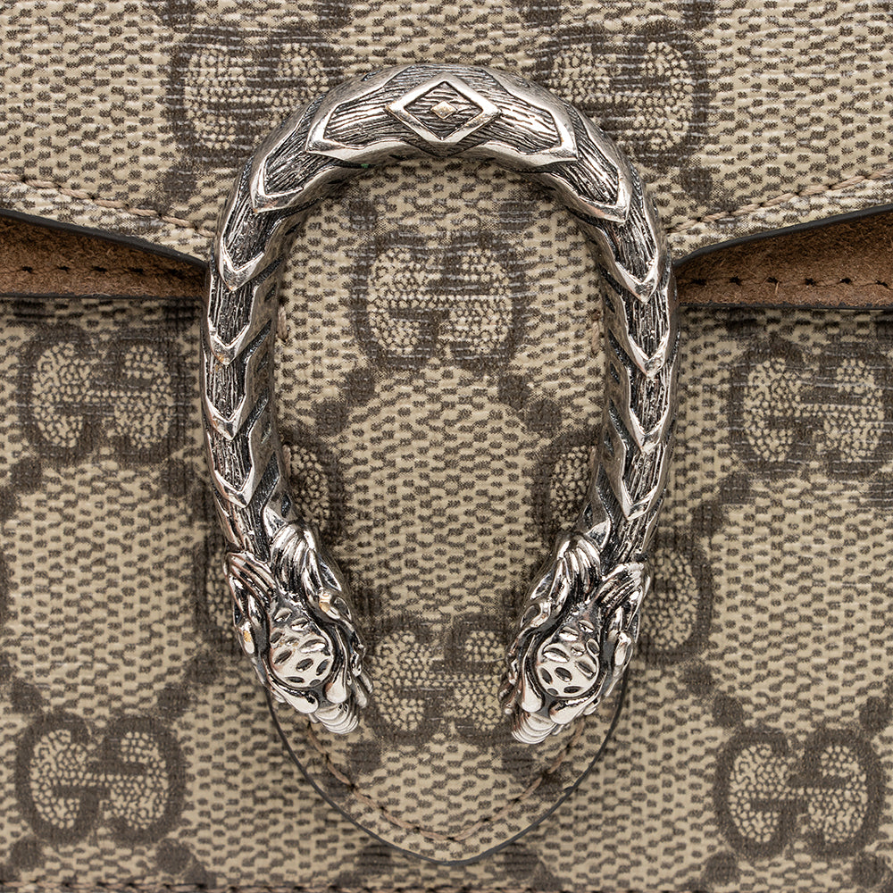 Gucci GG Supreme Dionysus Super Mini Bag (SHF-dkDI65)