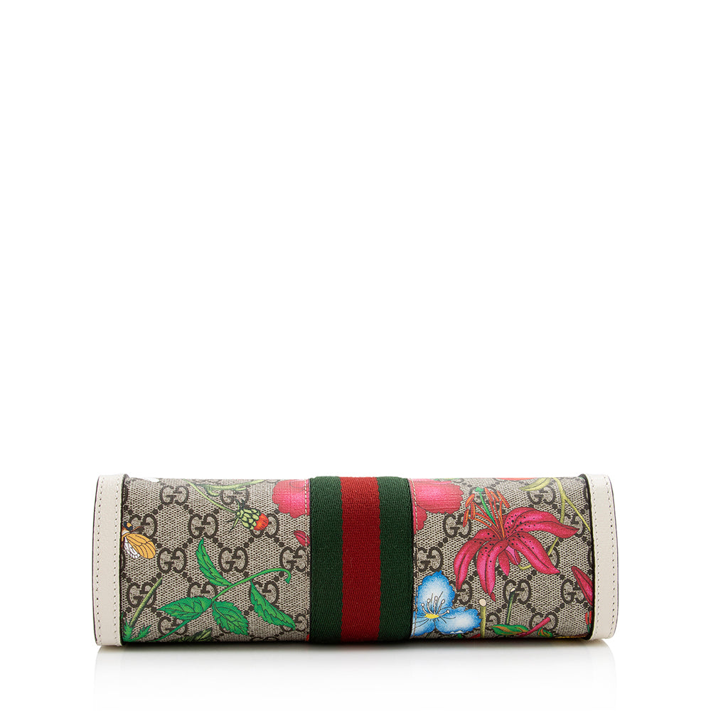 Gucci GG Supreme Flora Ophidia Shoulder Bag (SHF-KjBjS9)