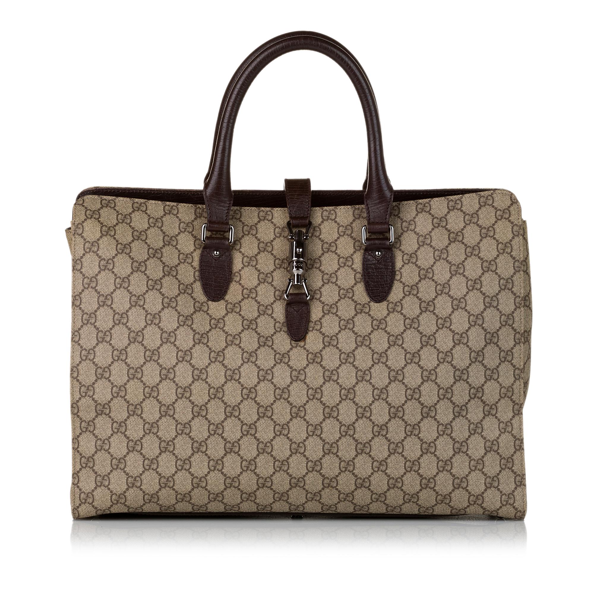 Gucci GG Supreme Jackie Soft Tote Bag (SHG-32782)