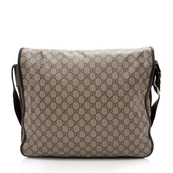 Gucci GG Supreme Large Messenger Bag (SHF13801) LuxeDH