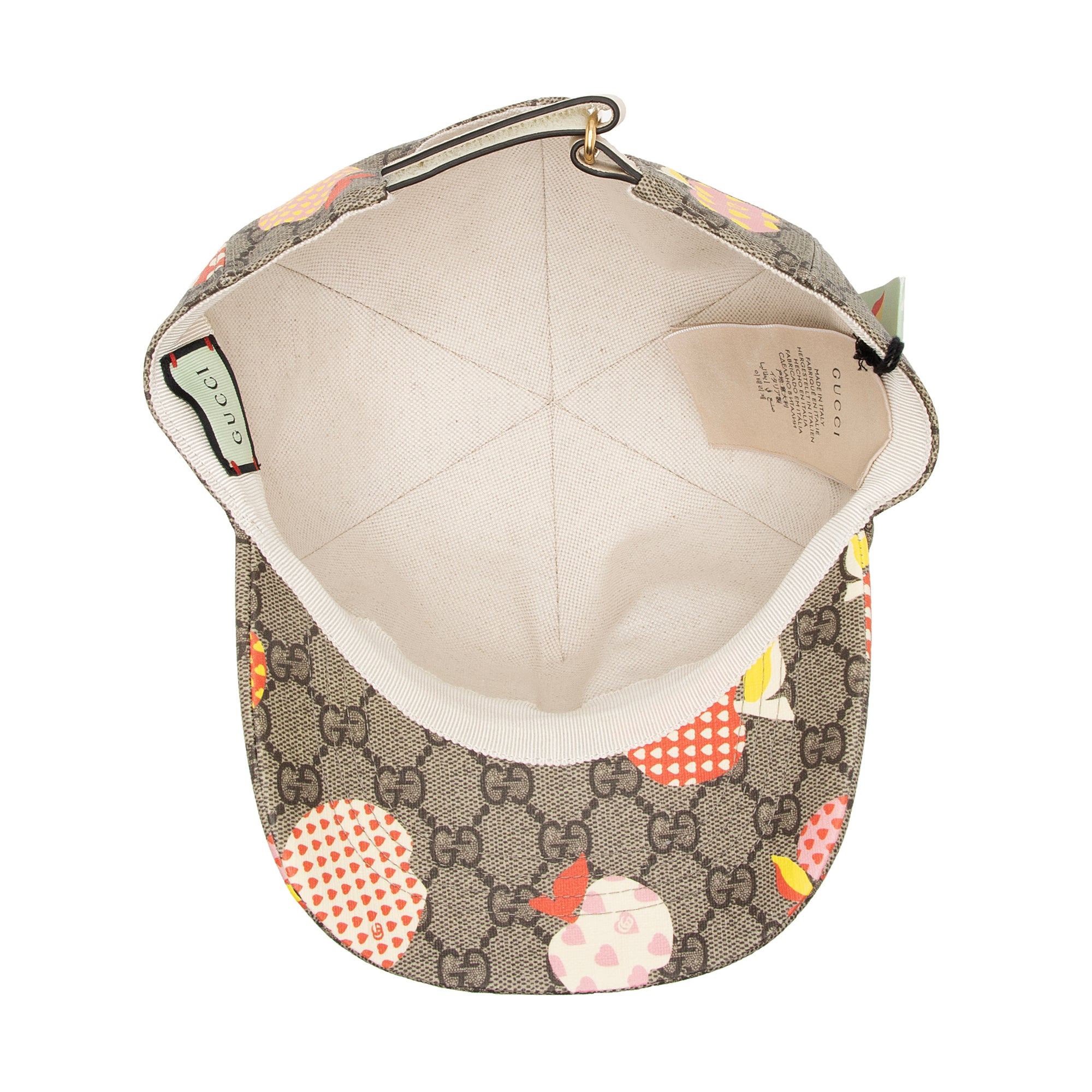 Gucci GG Supreme Les Pommes Baseball Hat - Size L (SHF-CNaUNa)