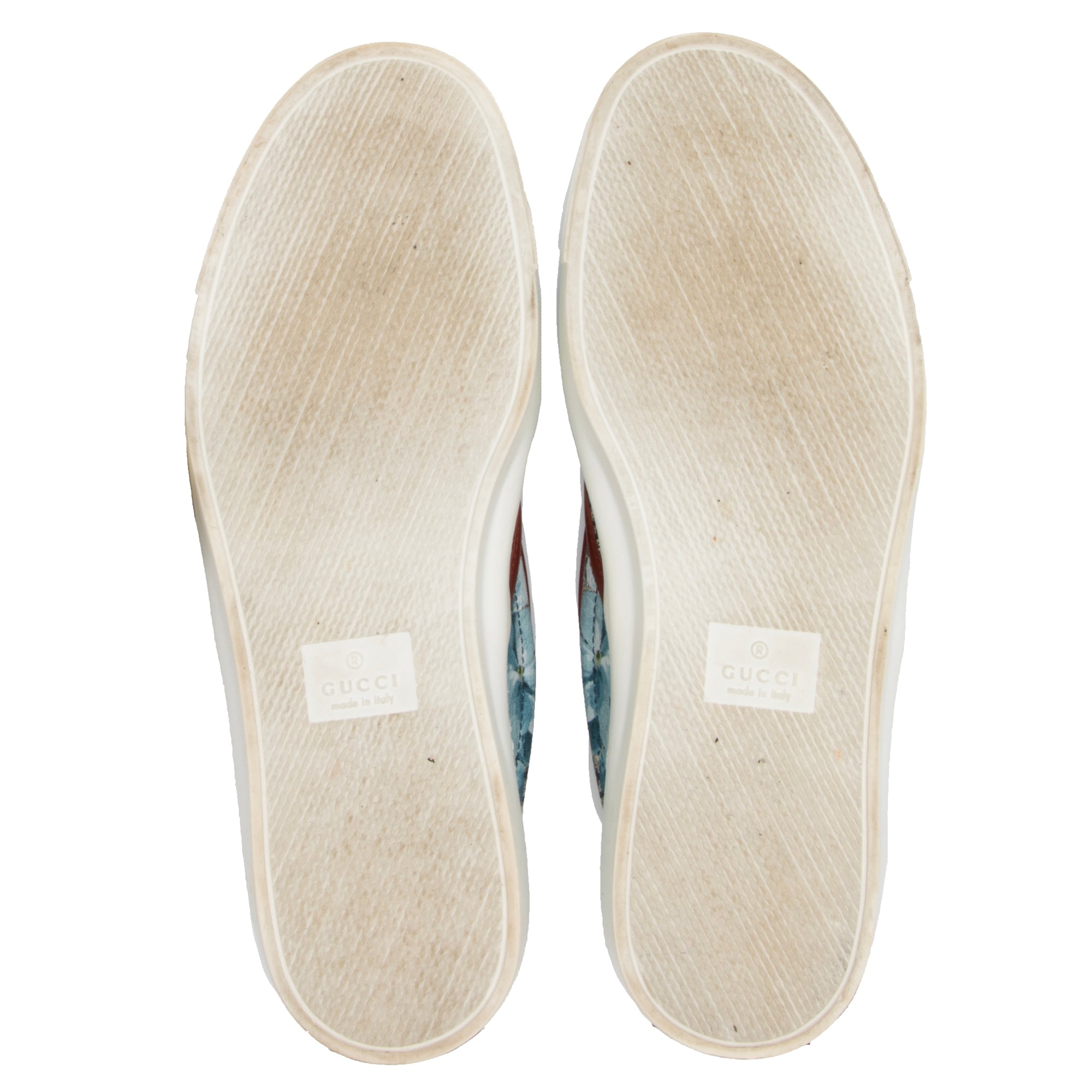 Gucci GG Supreme Monogram Blooms Slip On Sneakers - Size 8.5 / 38.5 (SHF-sfxx3G)