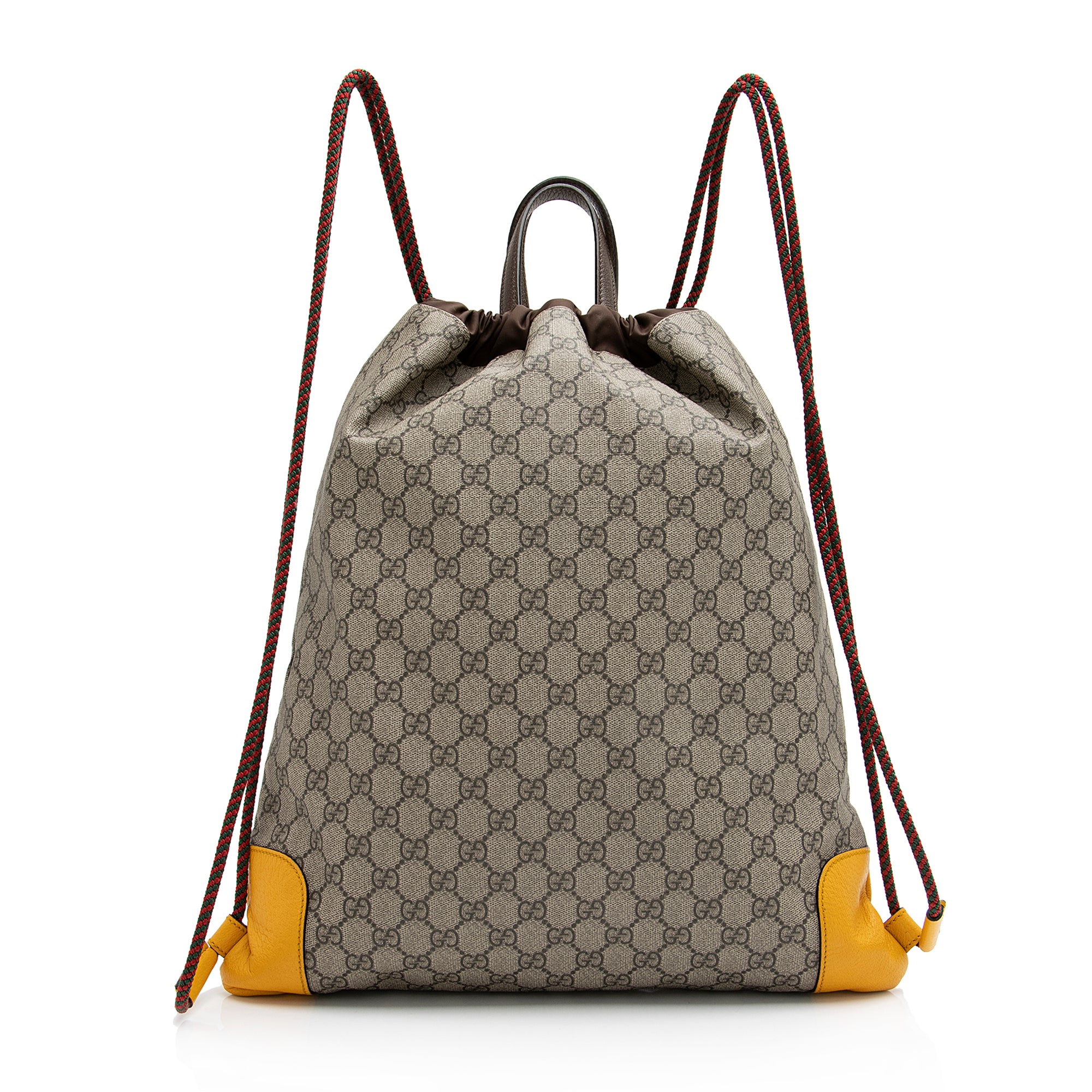 Gucci GG Supreme Neo Vintage Drawstring Backpack (SHF-23809)