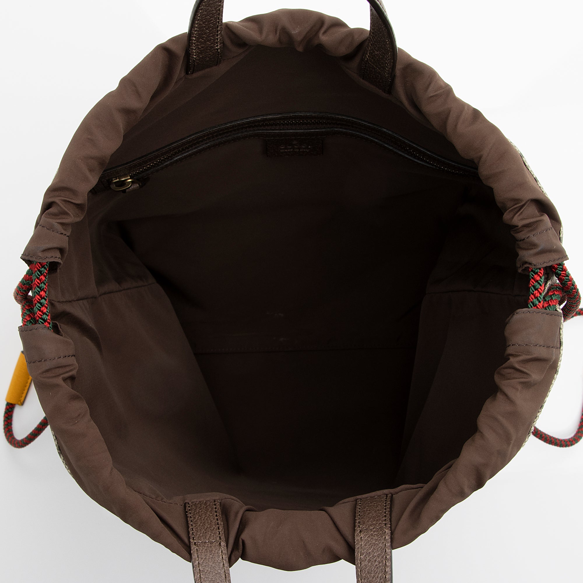 Gucci GG Supreme Neo Vintage Drawstring Backpack (SHF-7suv4d)