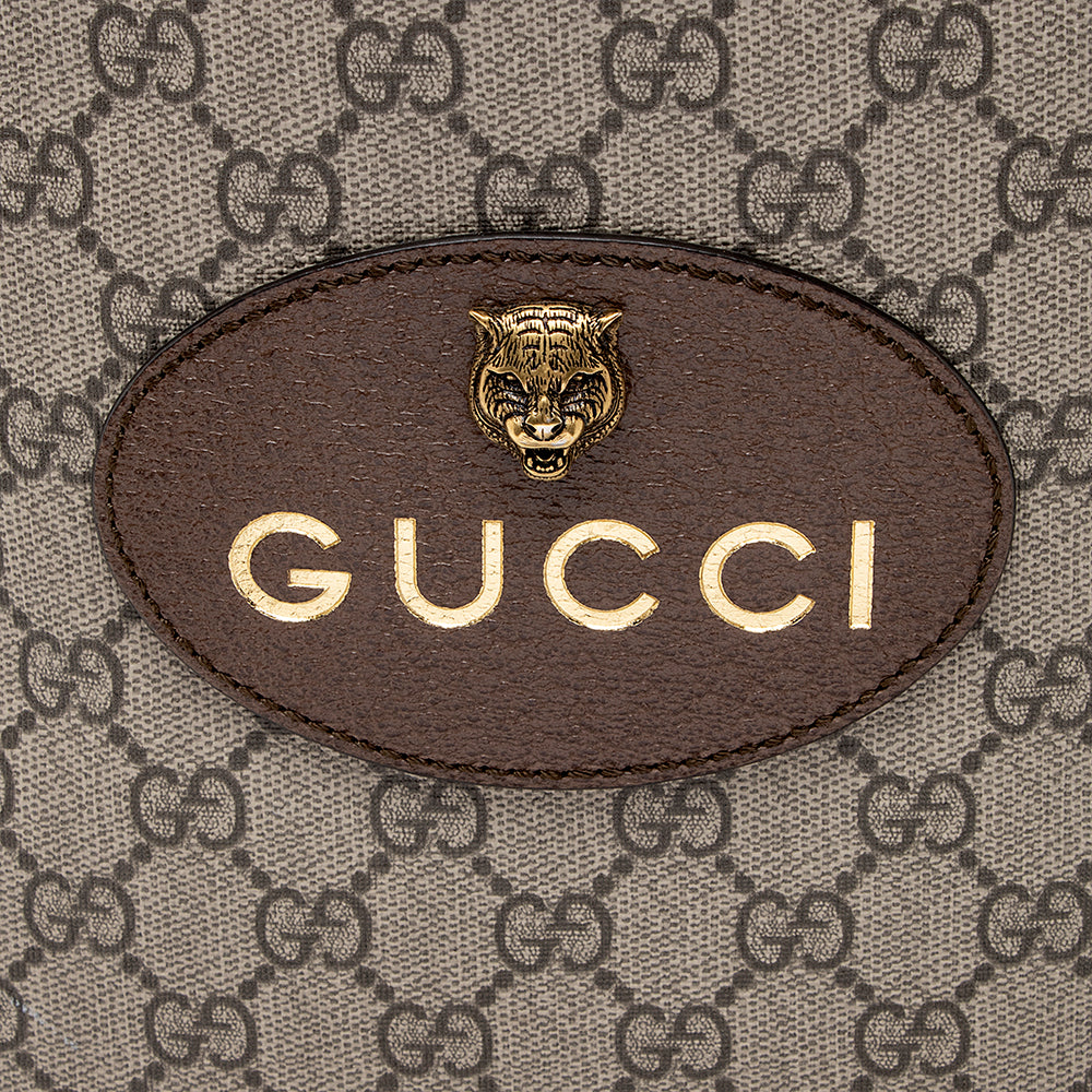 Gucci GG Supreme Neo Vintage Drawstring Backpack (SHF-7suv4d)