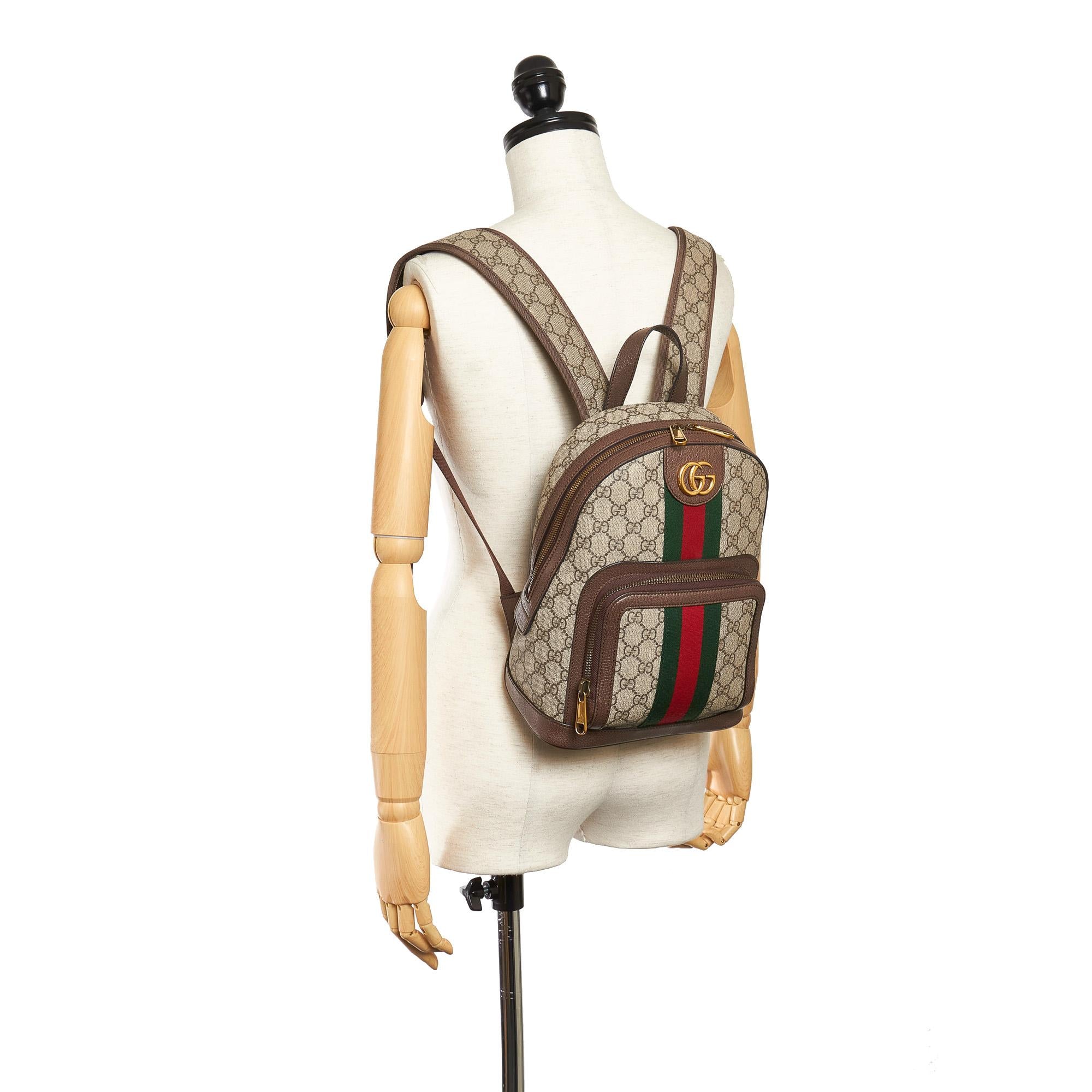 Gucci GG Supreme Ophidia Backpack (SHG-32324)