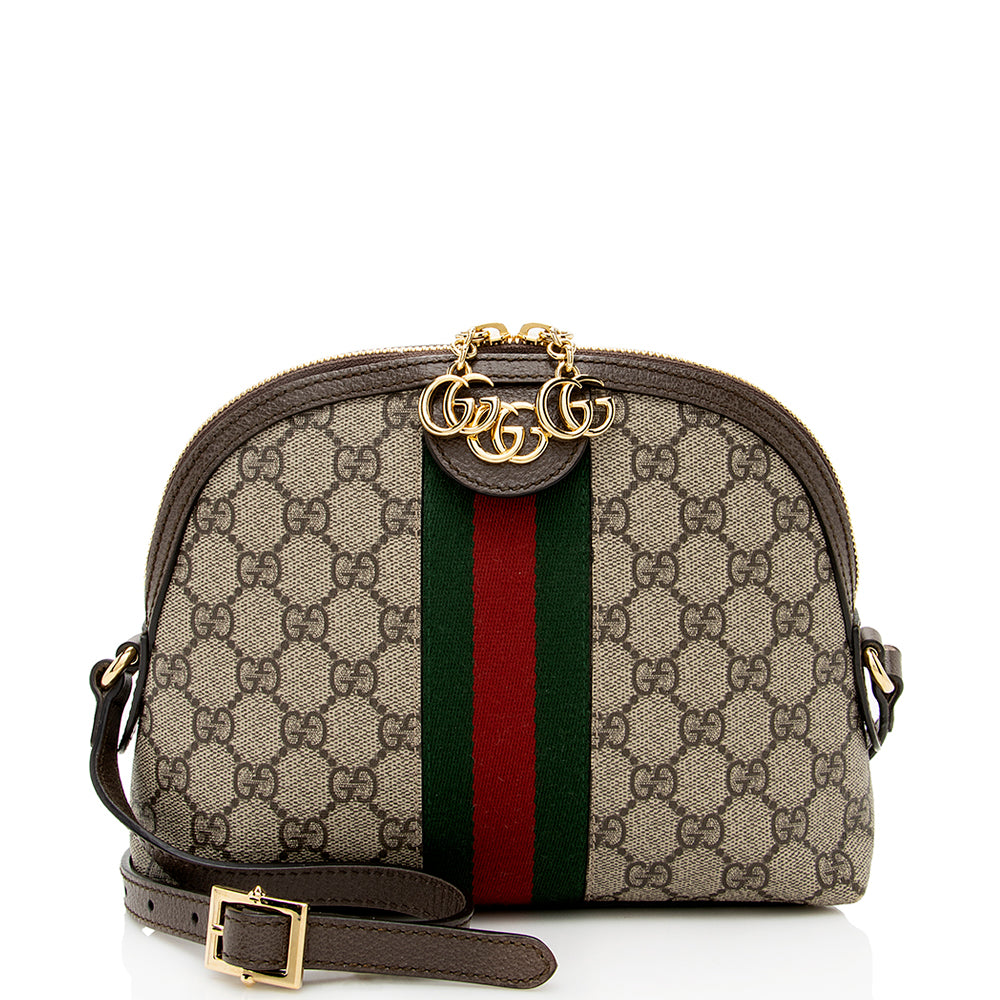 Gucci GG Supreme Ophidia Dome Small Shoulder Bag (SHF-18946)