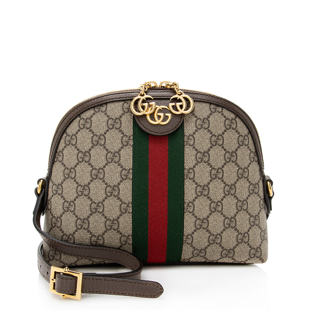 Gucci GG Supreme Ophidia Dome Small Shoulder Bag (SHF-19682)