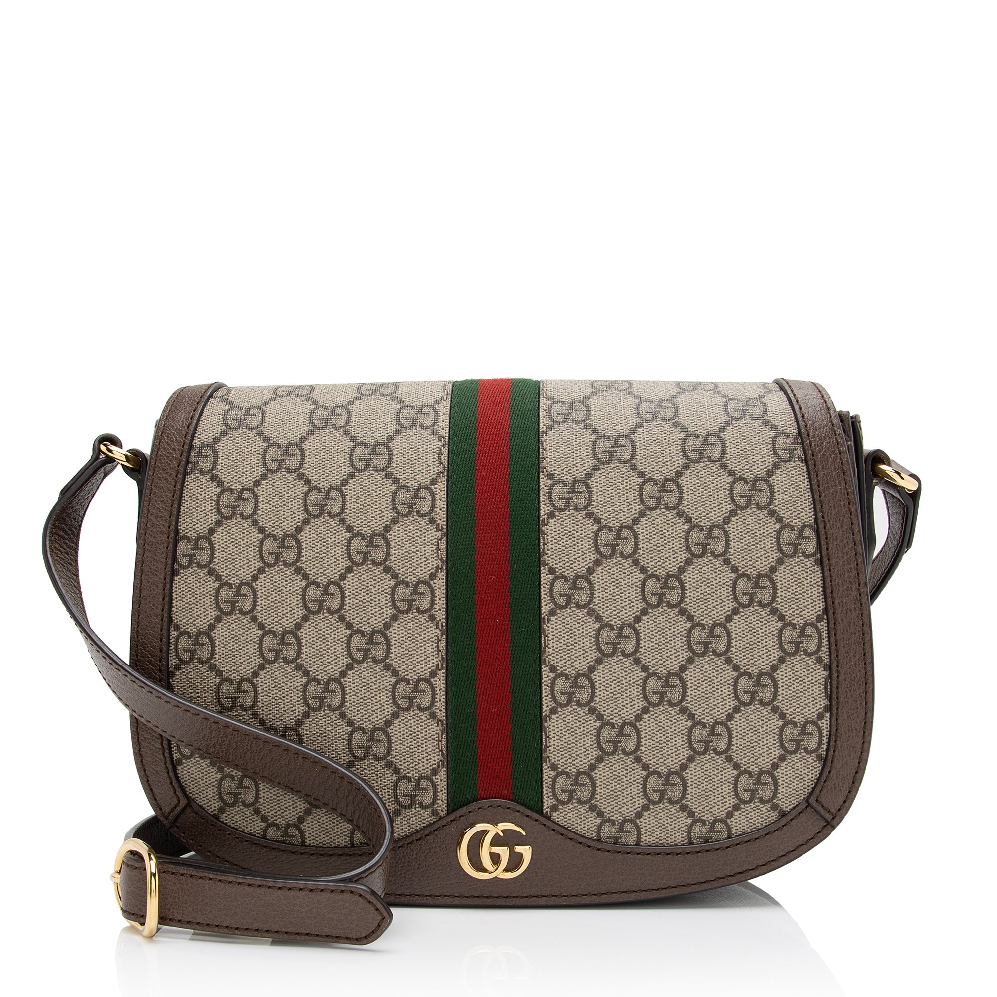 Gucci GG Supreme Ophidia Flap Messenger Bag (SHF-Z9ZgXY)