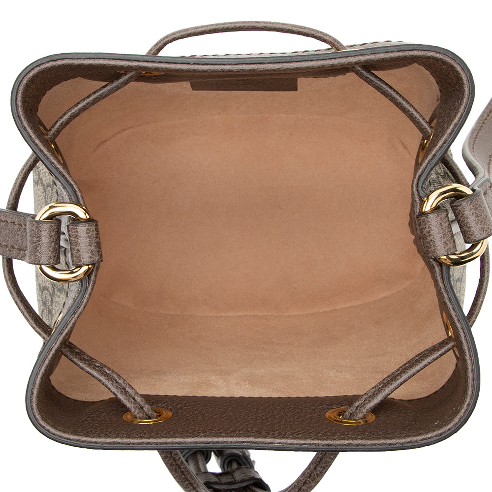 Gucci GG Supreme Ophidia Mini Bucket Bag (SHF-23888)