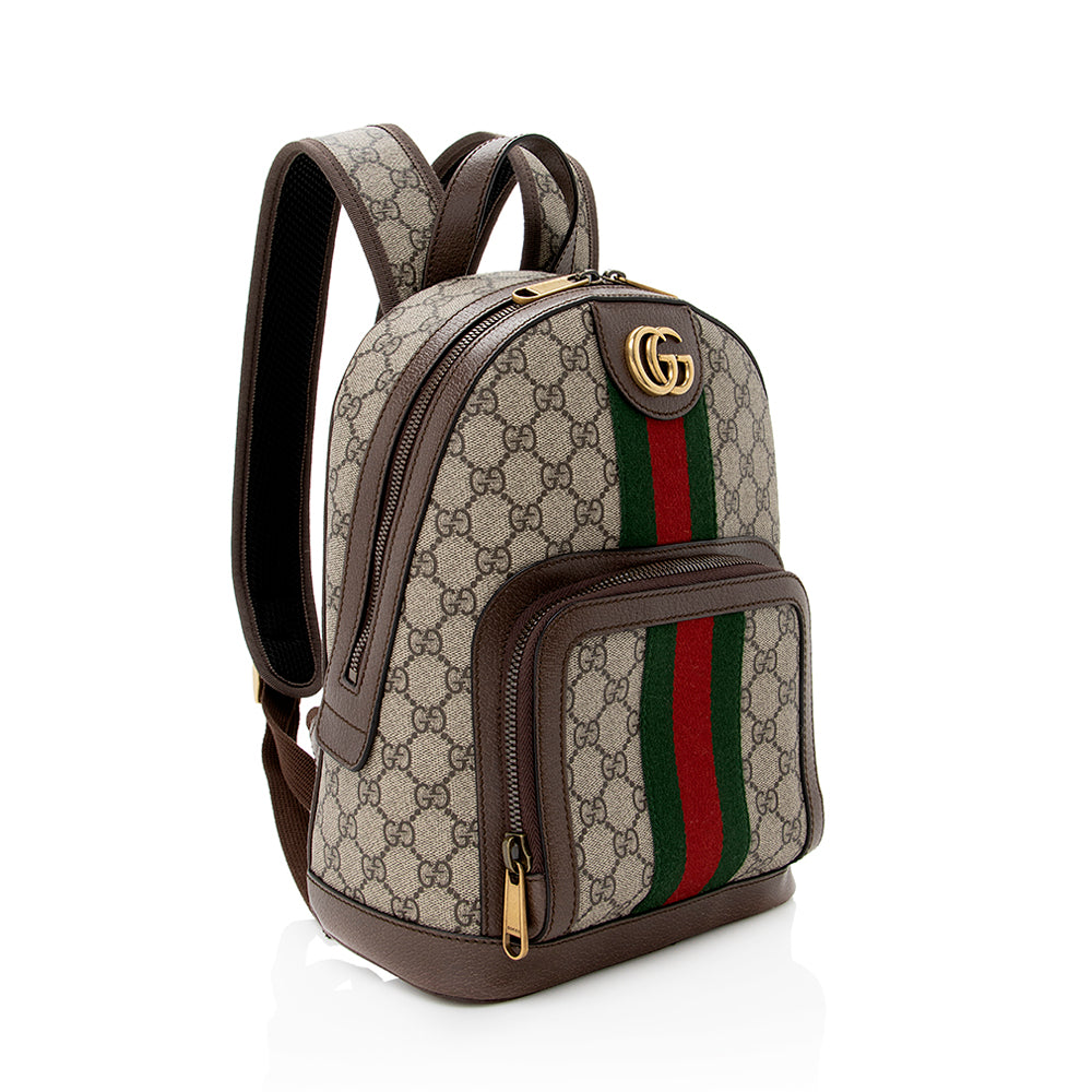 Gucci GG Supreme Ophidia Small Backpack (SHF-bxnAX0)