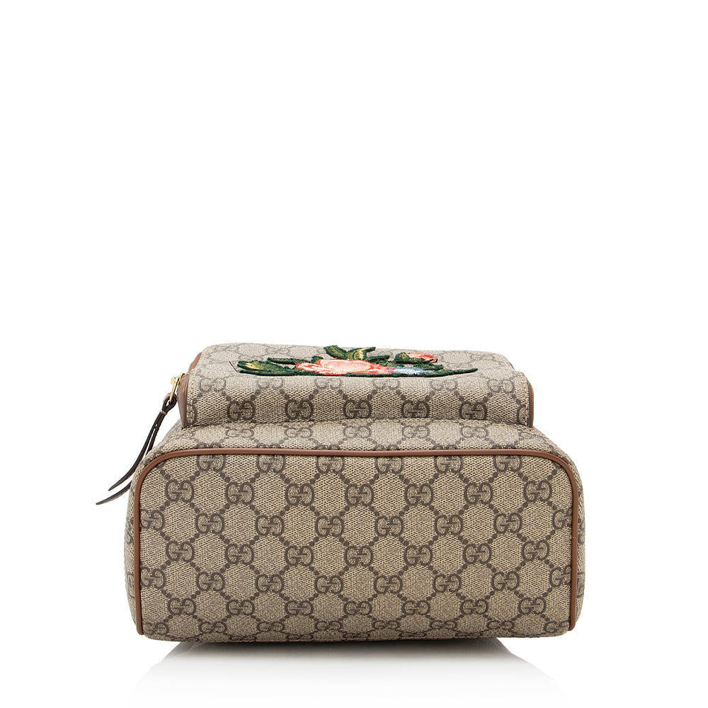 Gucci GG Supreme Souvenir Garden Bee Flower Backpack (SHF-21666)