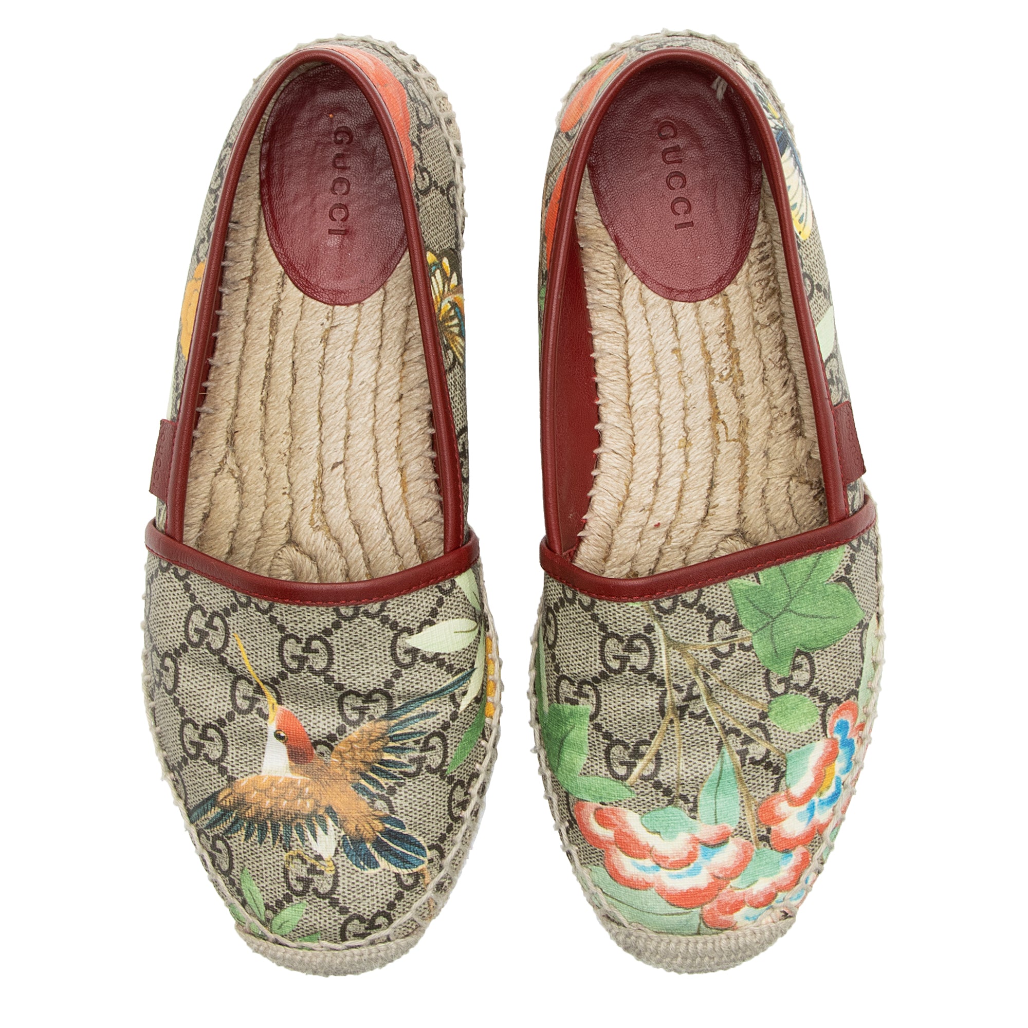 Gucci GG Supreme Tian Espadrilles - Size 7.5 / 37.5 (SHF-23130)
