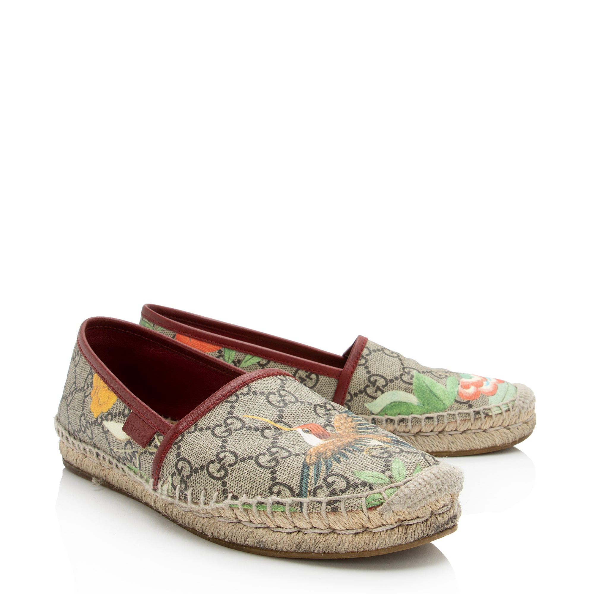Gucci GG Supreme Tian Espadrilles - Size 7.5 / 37.5 (SHF-23130)