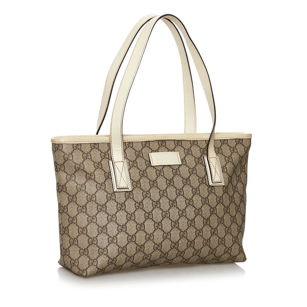 Gucci GG Supreme Medium Zip Shopping Tote (SHF-22937) – LuxeDH