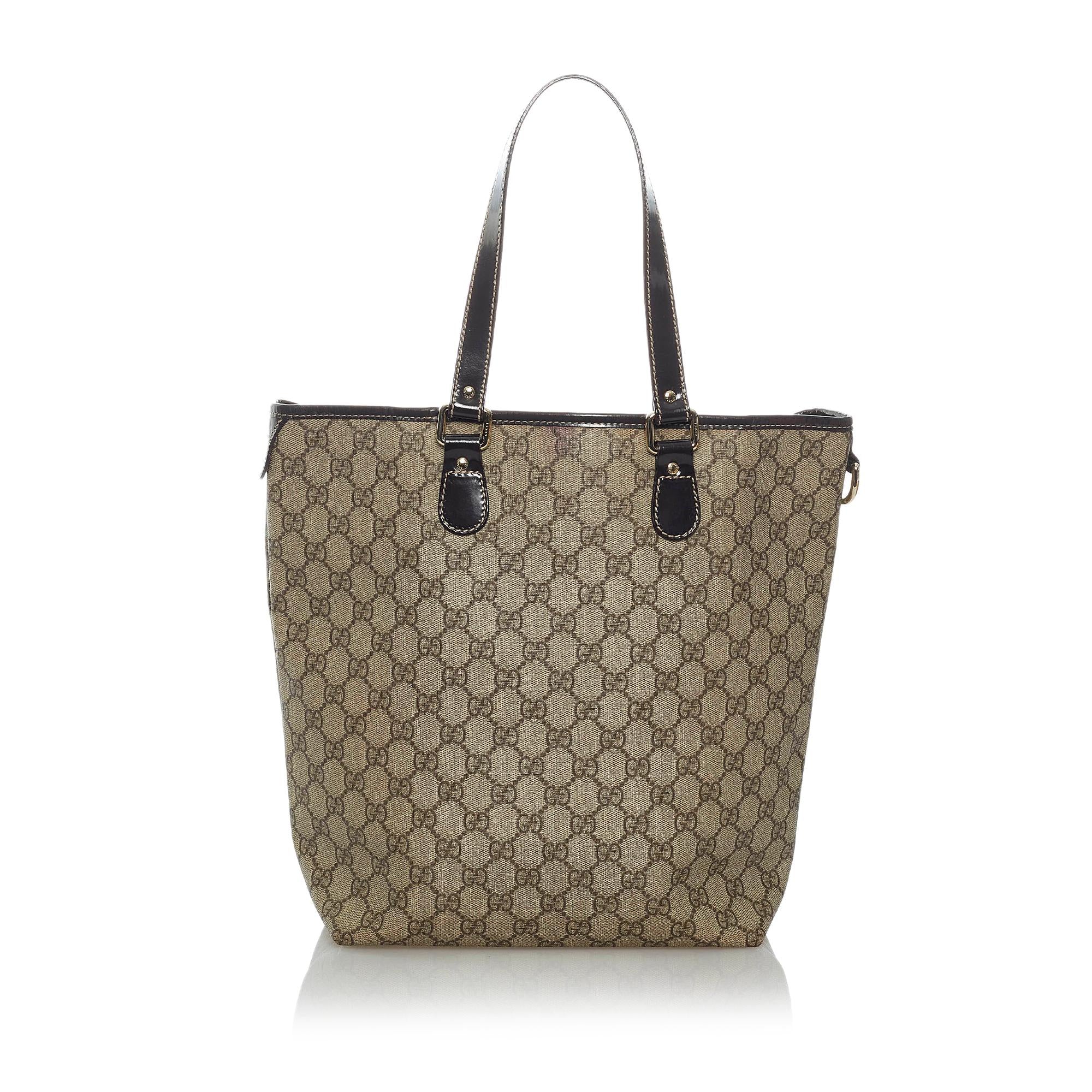 Gucci GG Supreme Tote Bag (SHG-31415)