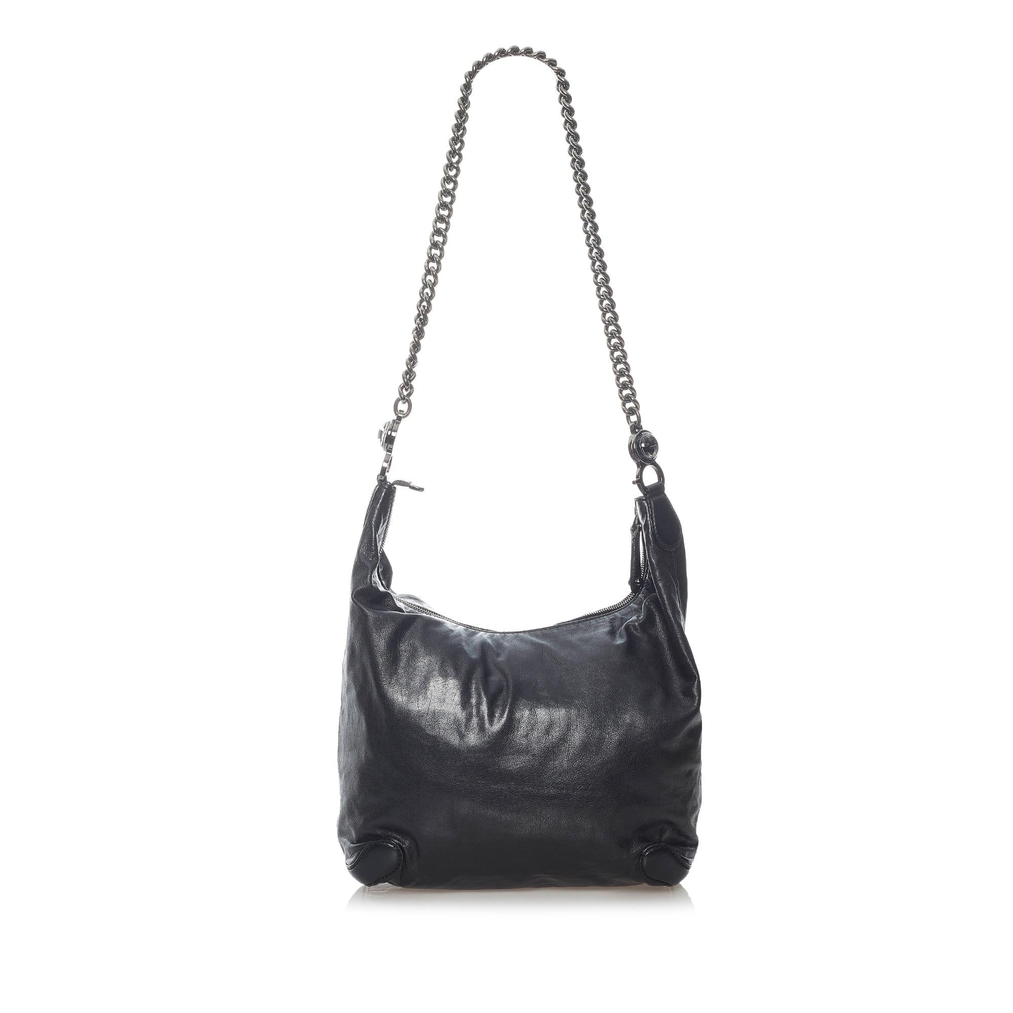 Gucci Galaxy Chain Leather Shoulder Bag (SHG-30815)